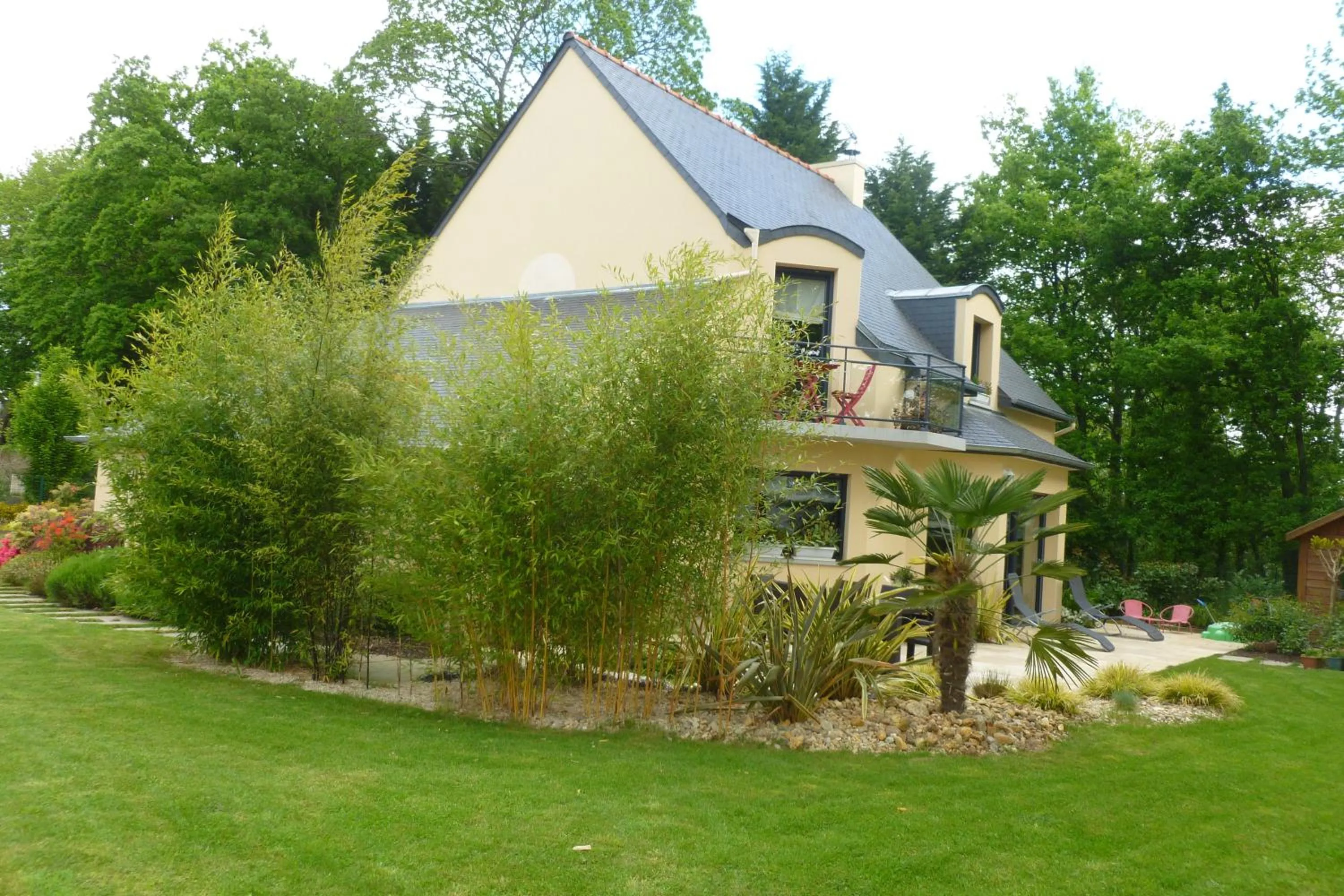 Natural landscape in Jardin du Levant