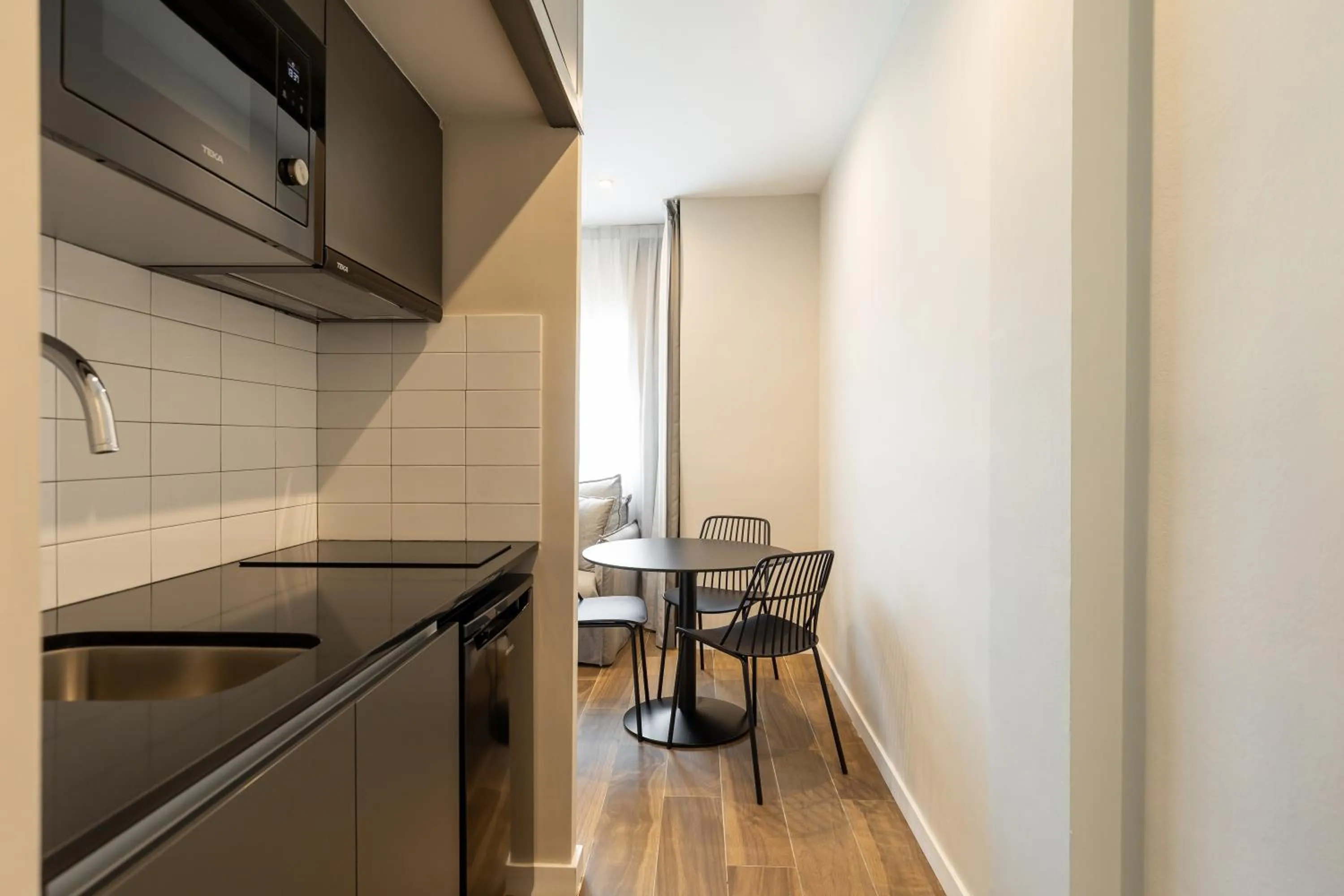 Kitchen or kitchenette in Apartamentos Laforja