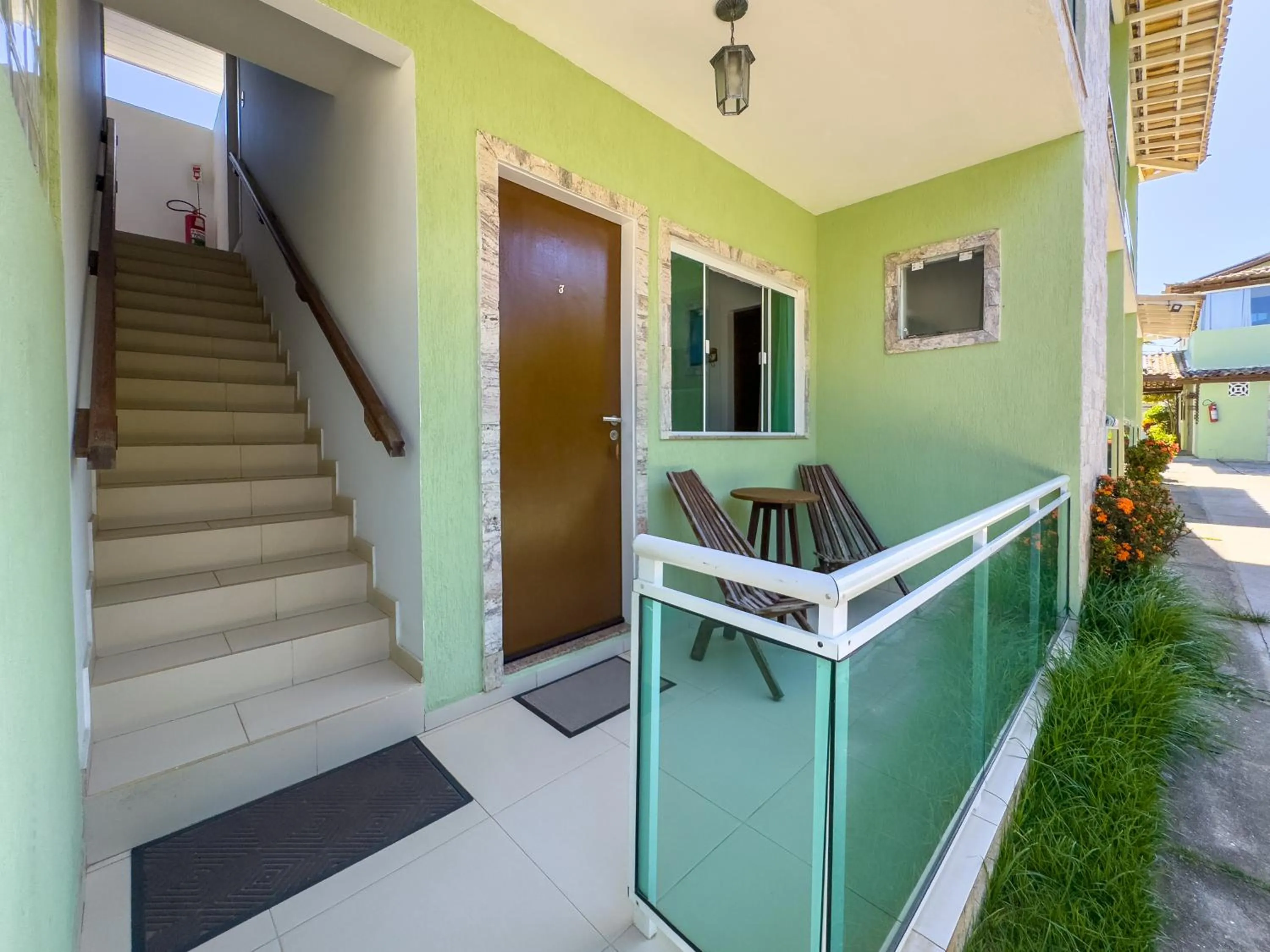 Balcony/Terrace in Pousada Sonho de Geribá