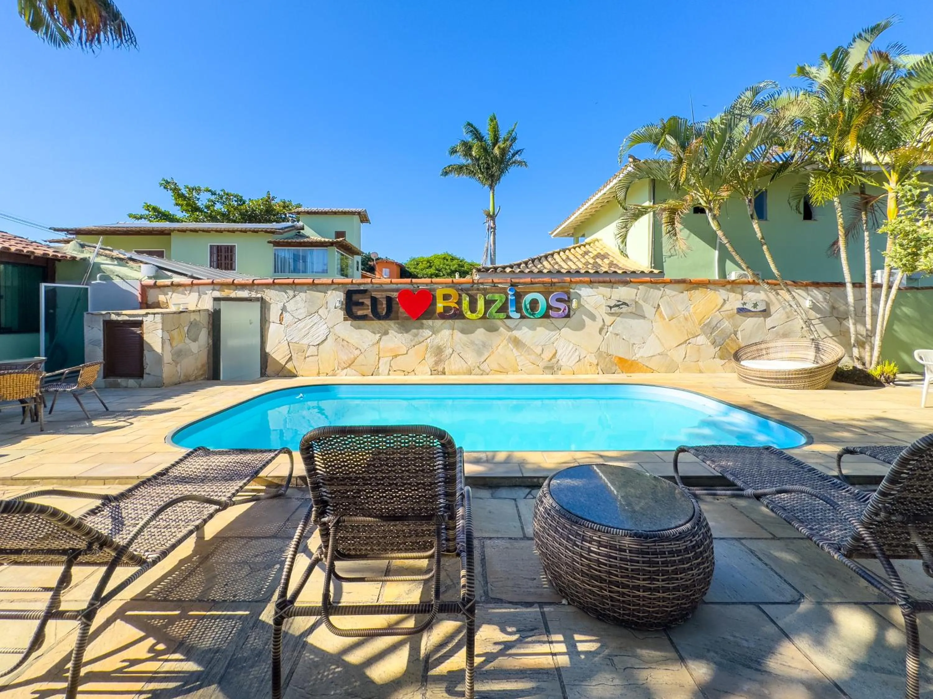 Swimming pool in Pousada Sonho de Geribá