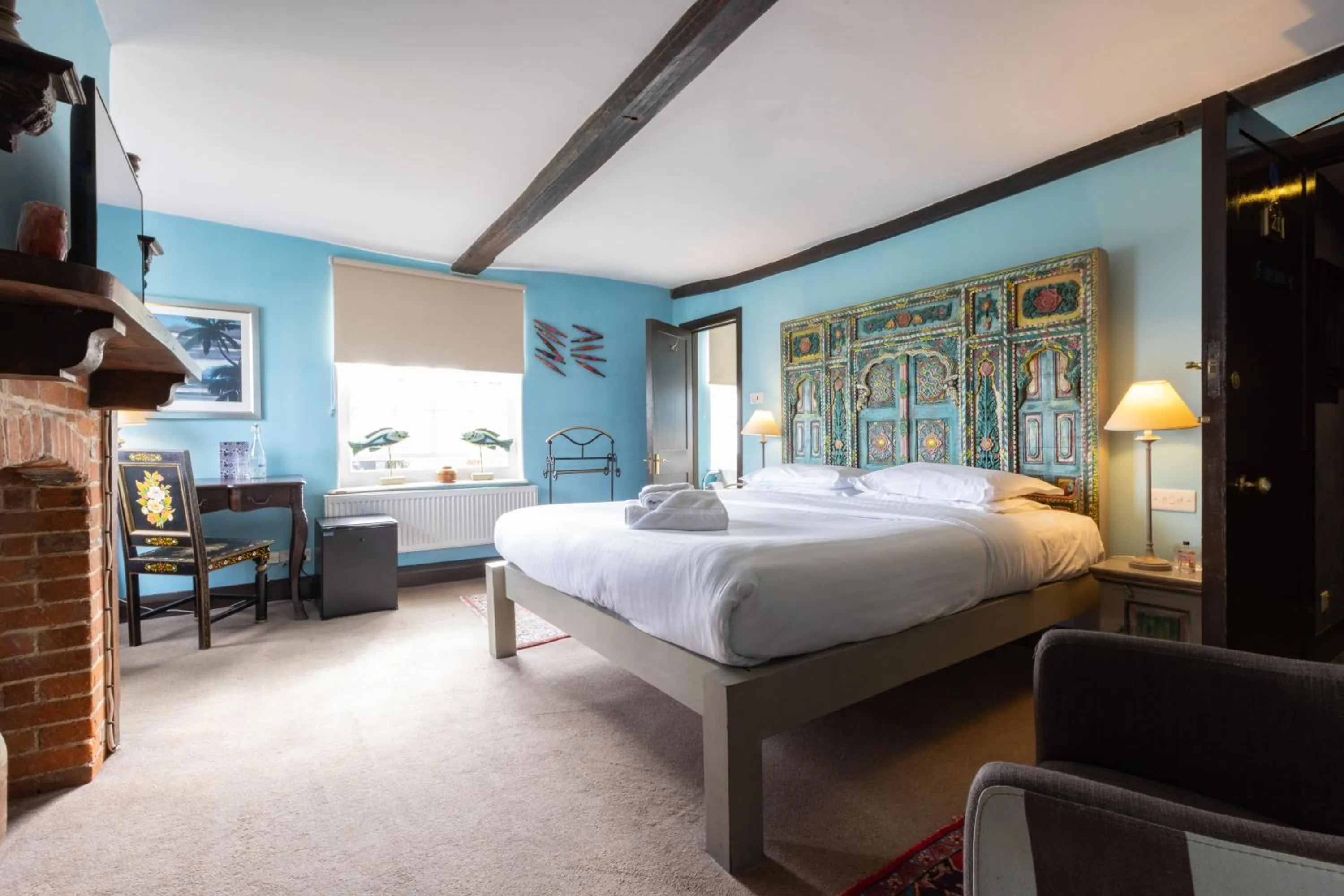 Bedroom, Bed in Master Builder's House Hotel