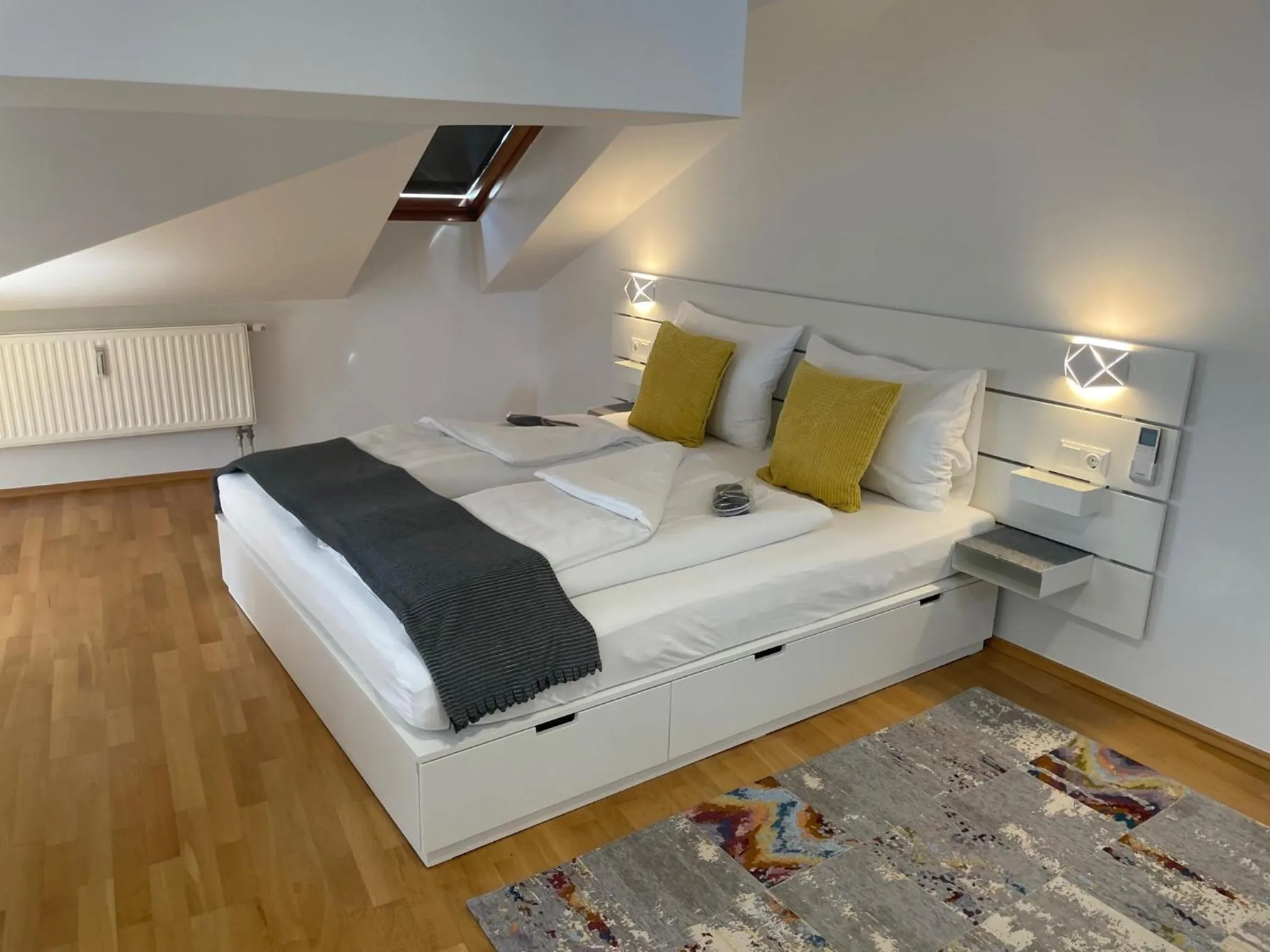 Bed in Hotel Brauhof Wien