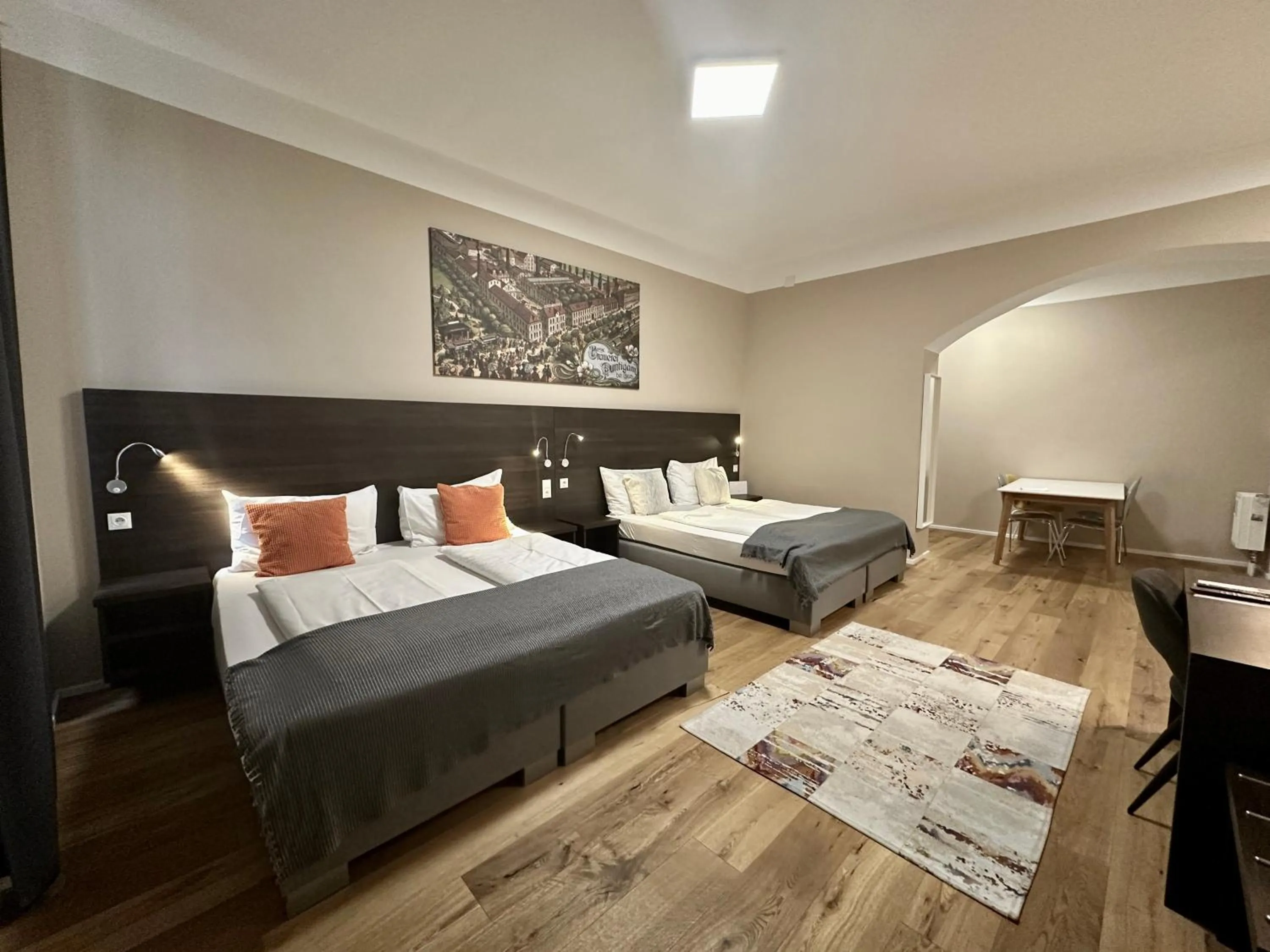 Bed in Hotel Brauhof Wien