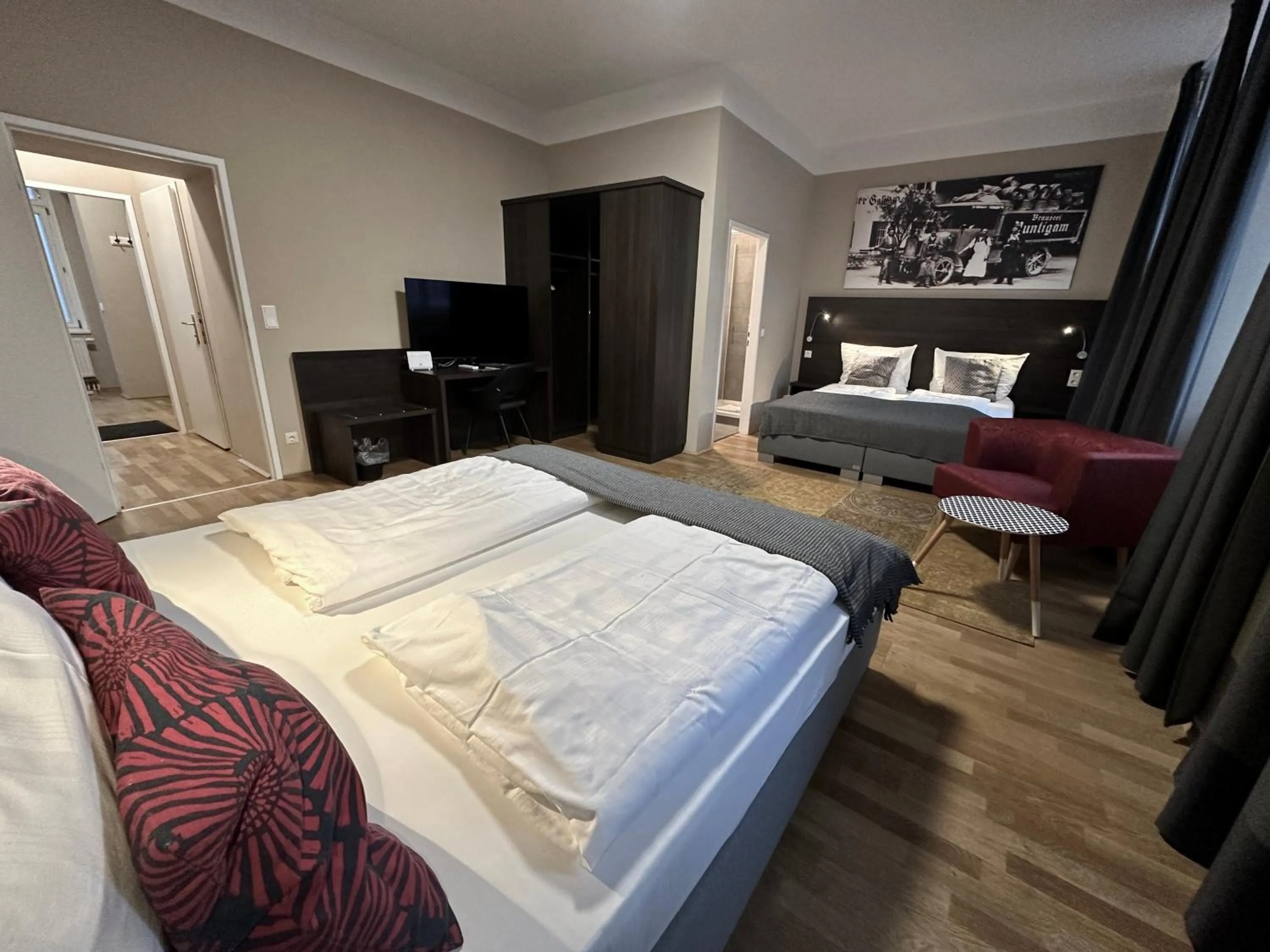 Bed in Hotel Brauhof Wien