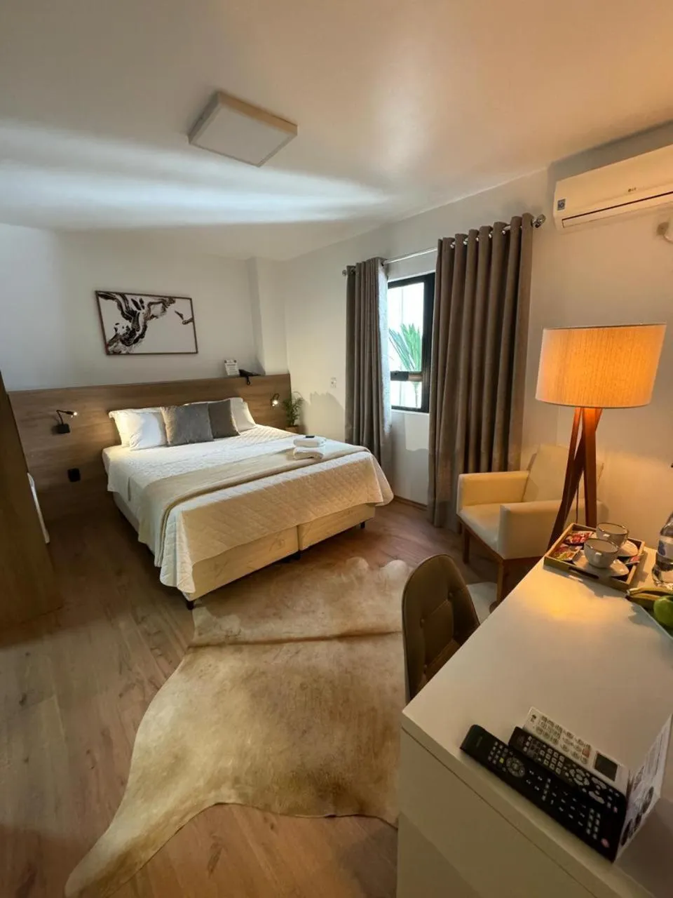 Bed in Zallon Hotel Executivo