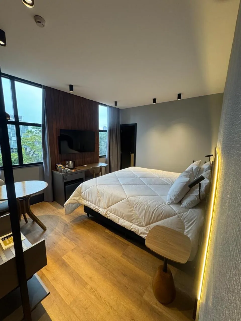 Bed in Zallon Hotel Executivo