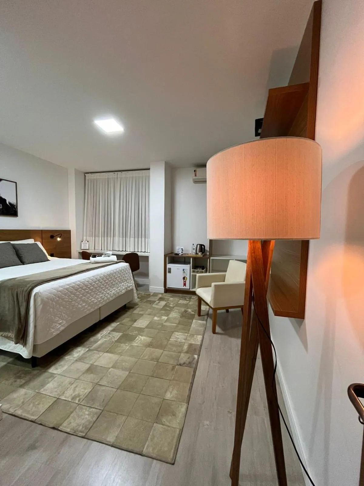 Bed in Zallon Hotel Executivo