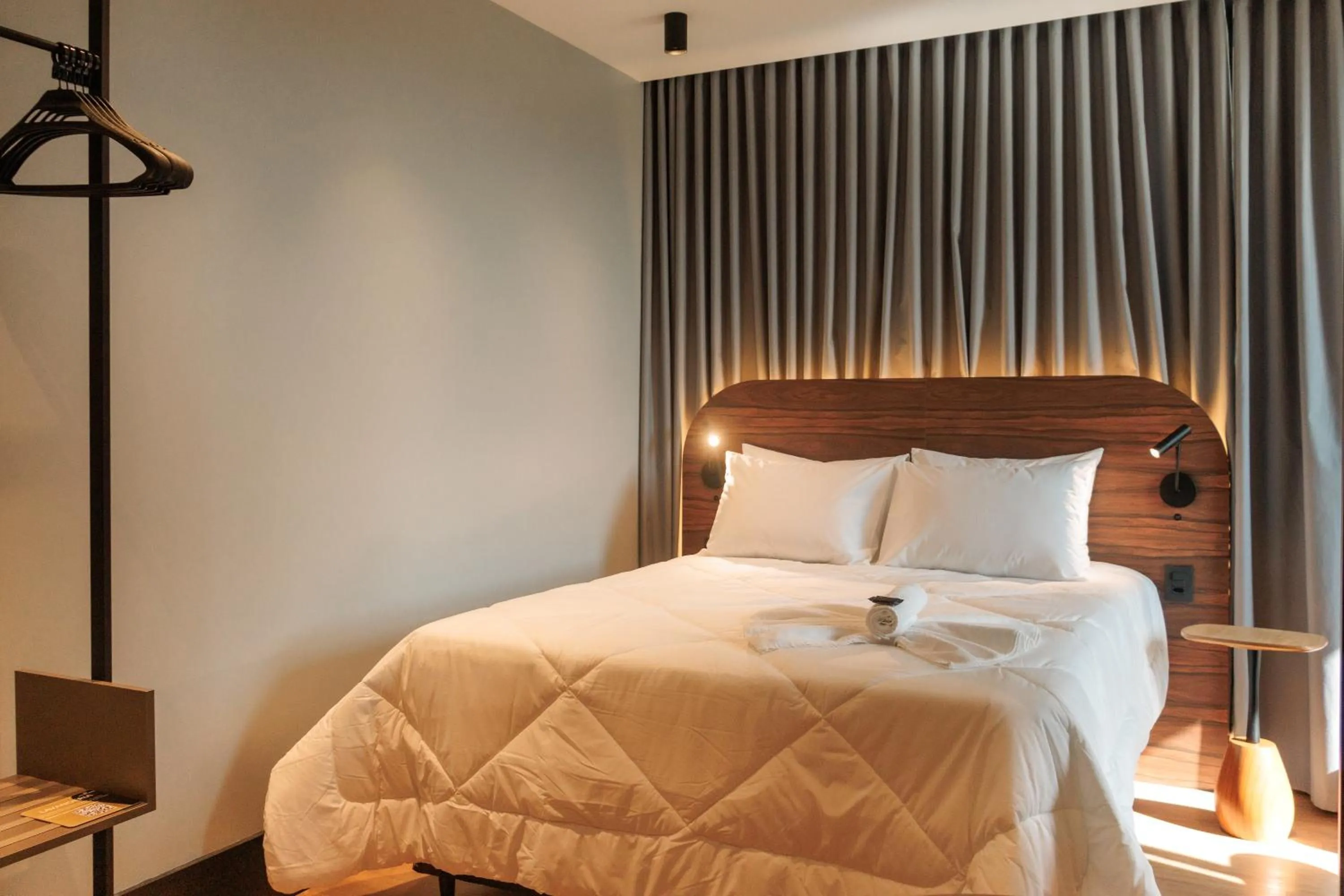 Bed in Zallon Hotel Executivo