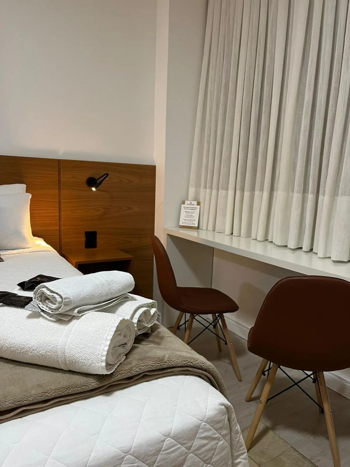 Bed in Zallon Hotel Executivo