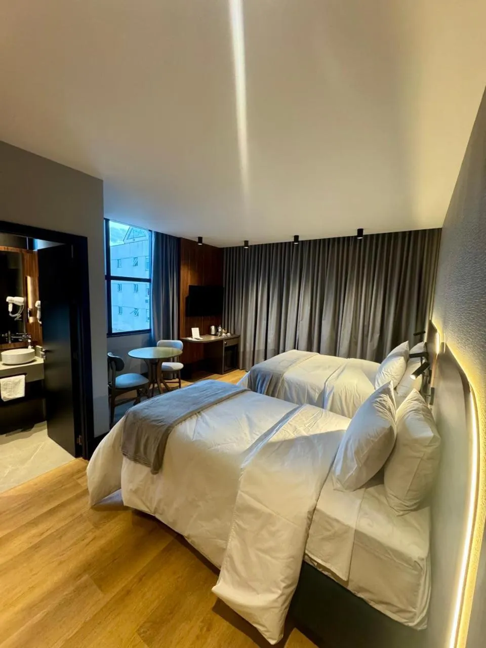 Bed in Zallon Hotel Executivo