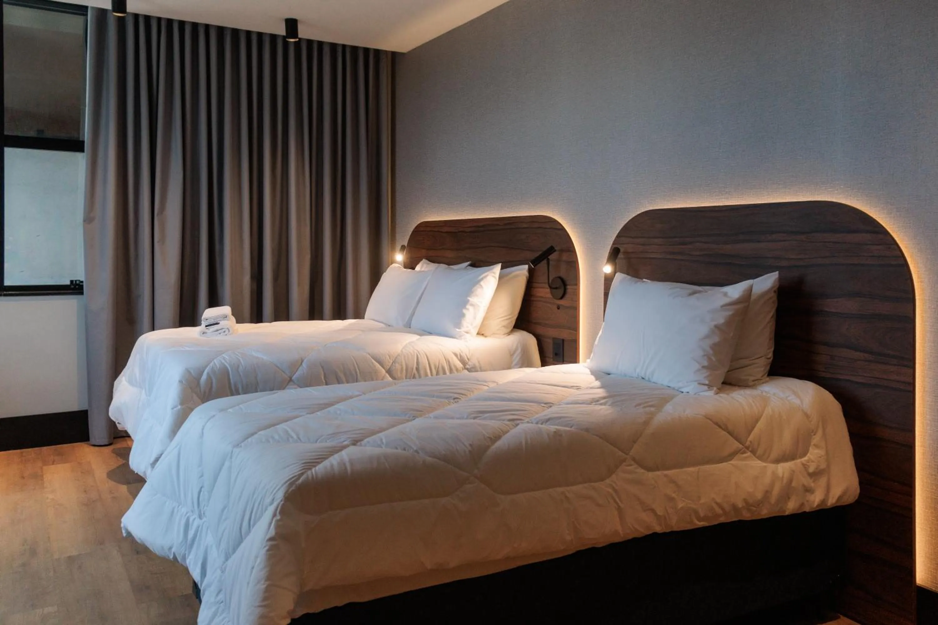 Bed in Zallon Hotel Executivo