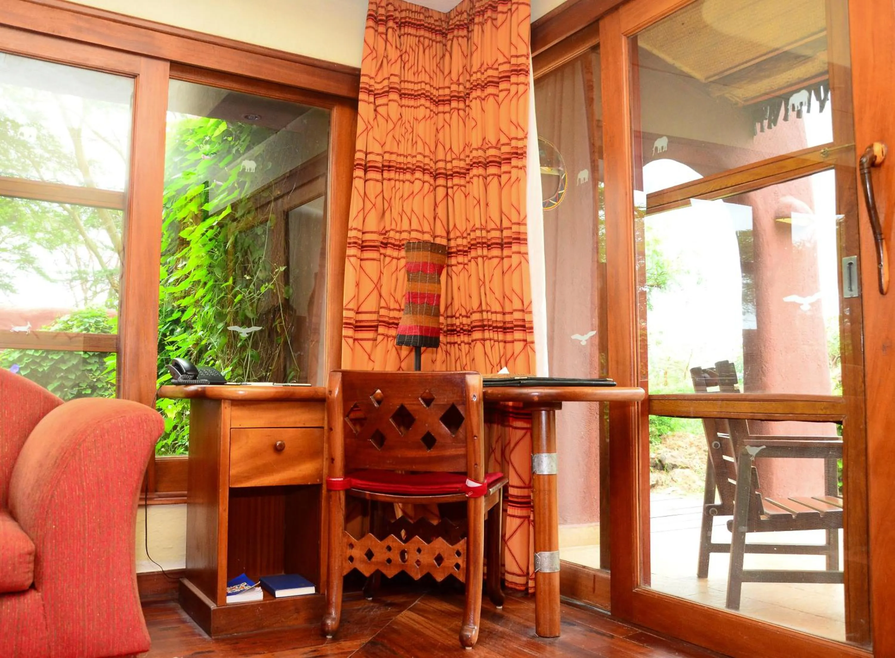 Balcony/Terrace in Amboseli Serena Safari Lodge