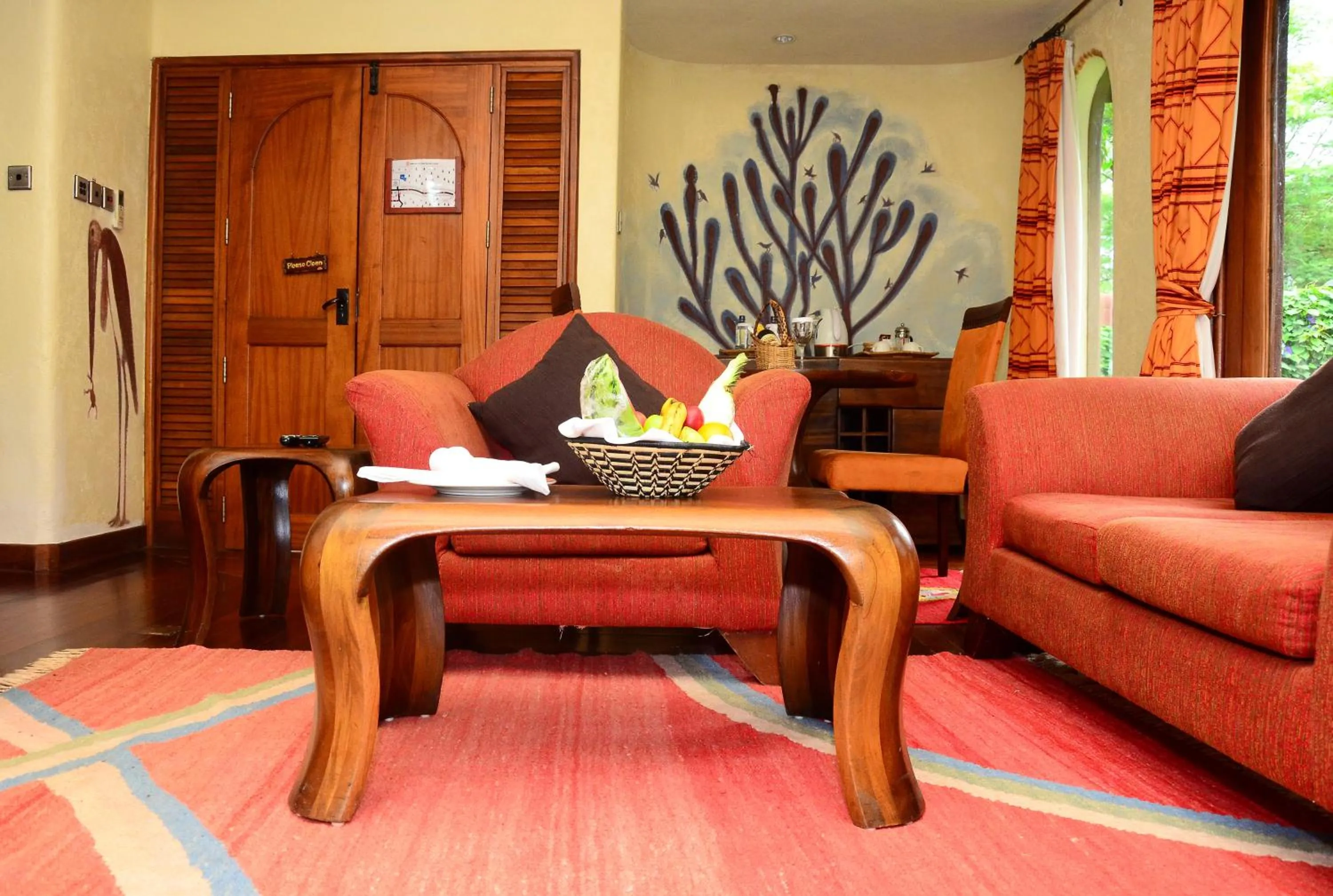 Living room in Amboseli Serena Safari Lodge