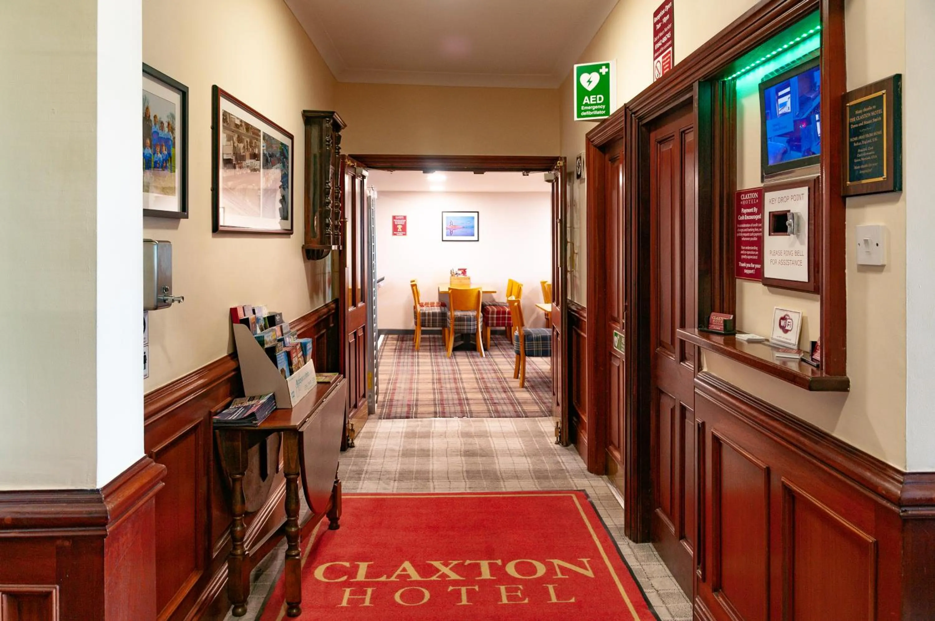 Lobby or reception in Claxton Hotel