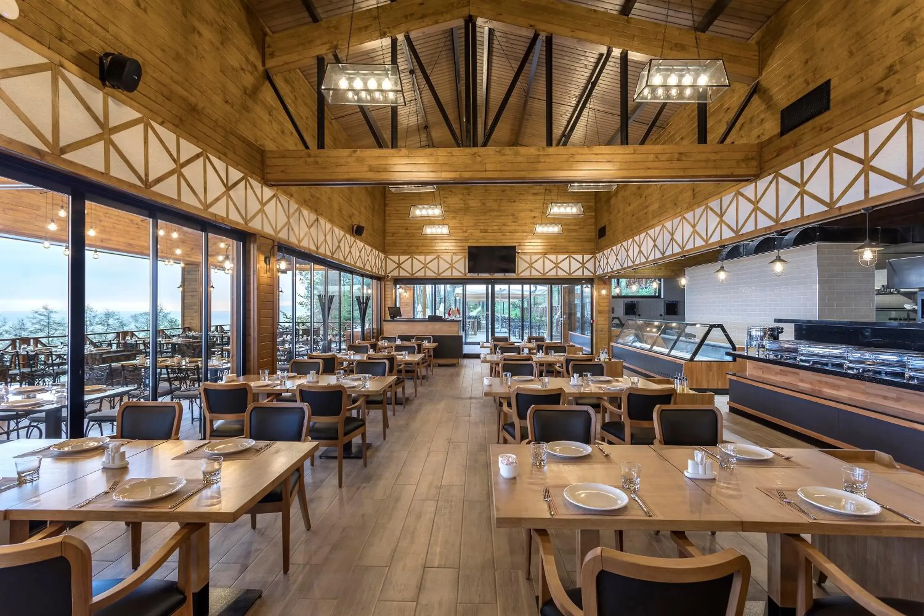 Restaurant/places to eat in Hancioglu Orman Evleri & Hotel Restaurant/places to eat in Hancioglu Orman Evleri & Hotel