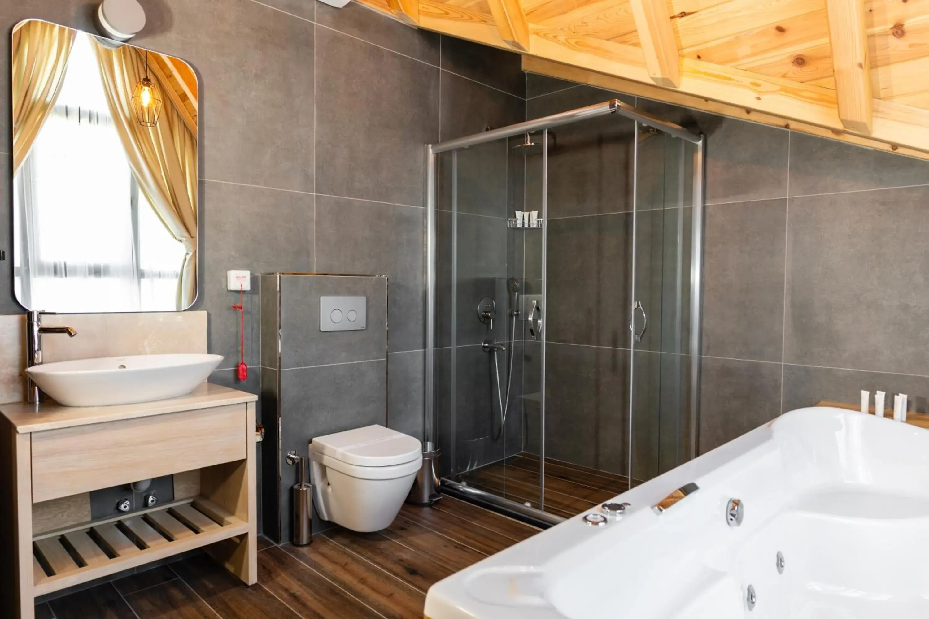 Bathroom in Hancioglu Orman Evleri & Hotel Bathroom in Hancioglu Orman Evleri & Hotel