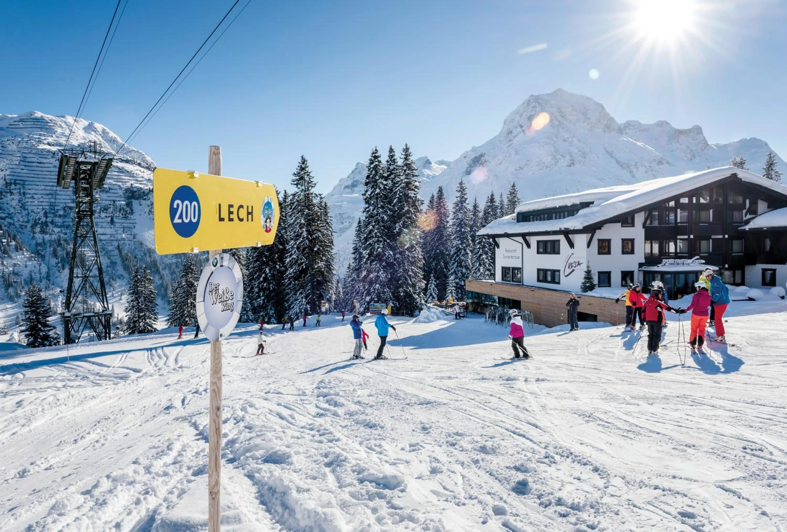 Skiing in Cresta.Alpin.Sport.Hotel