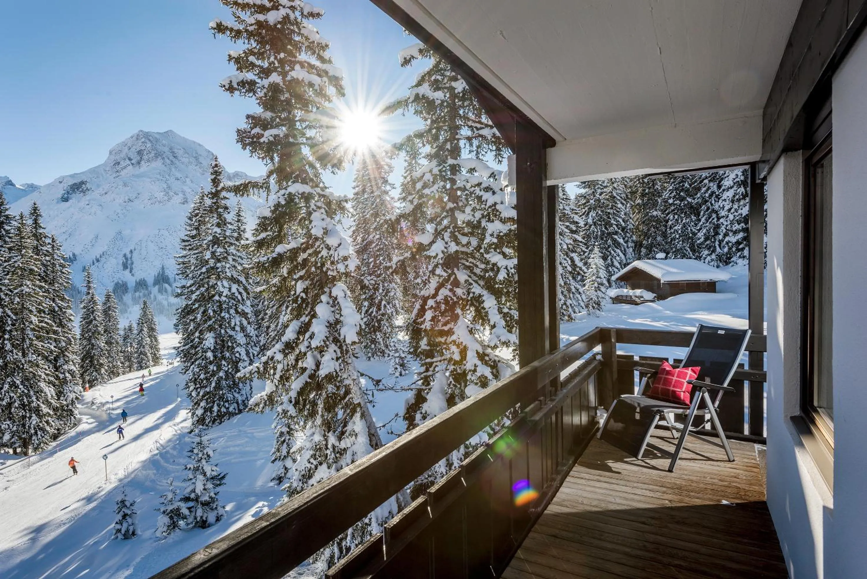 Balcony/Terrace in Cresta.Alpin.Sport.Hotel