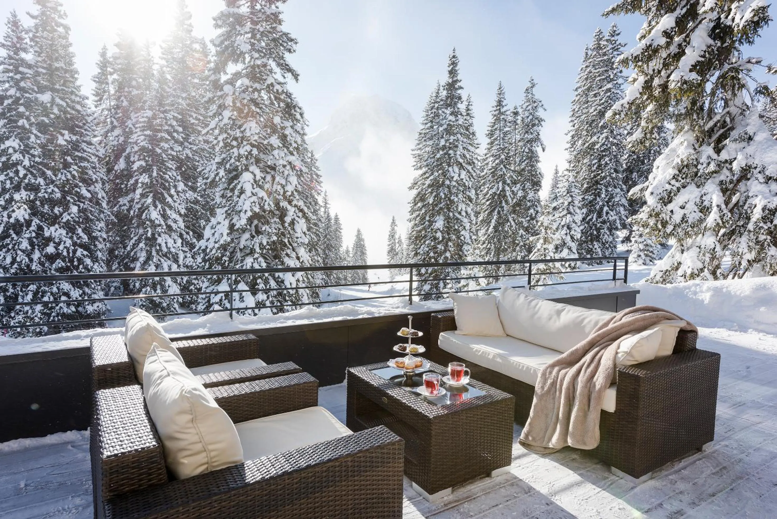 Balcony/Terrace in Cresta.Alpin.Sport.Hotel