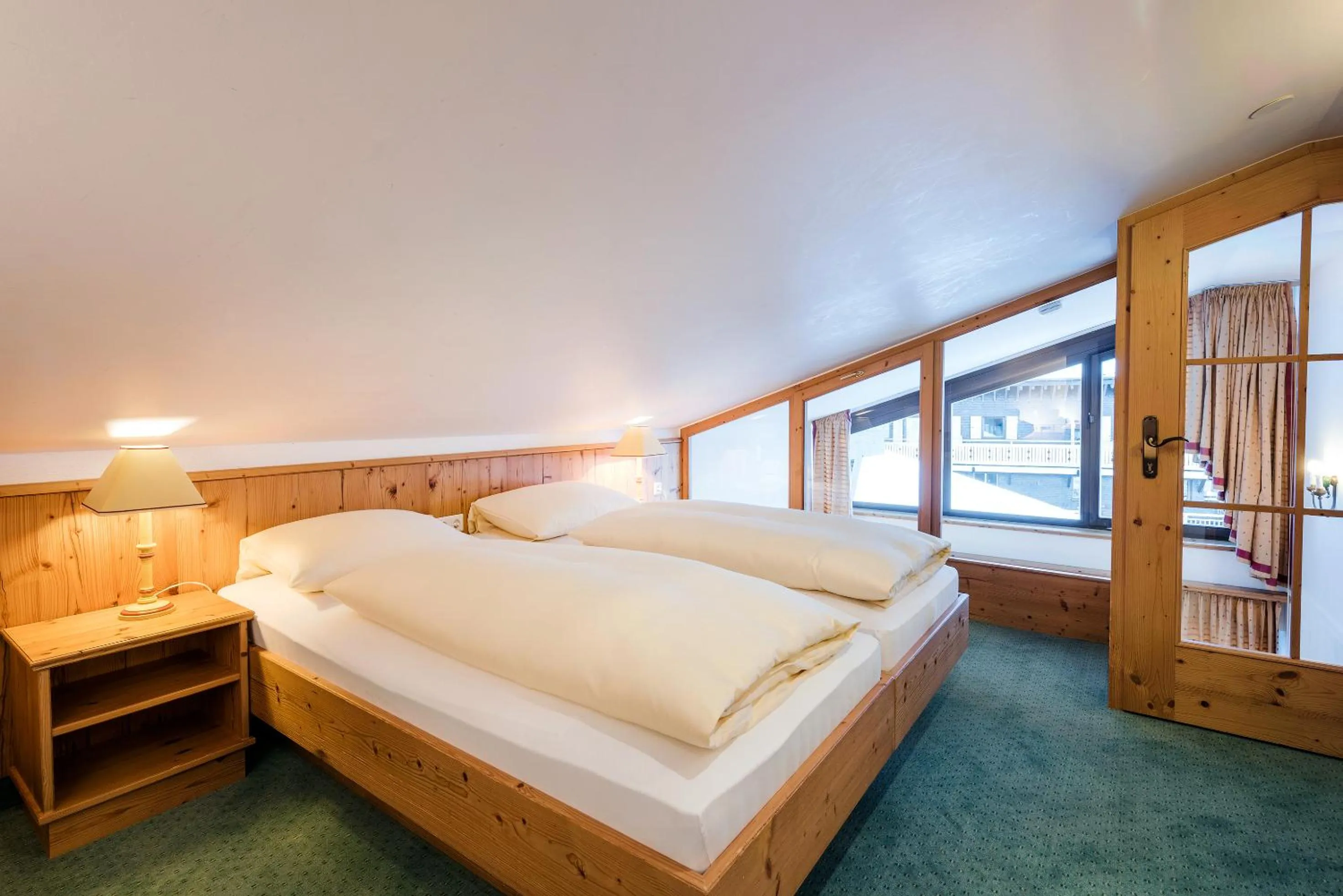 Decorative detail, Bed in Cresta.Alpin.Sport.Hotel