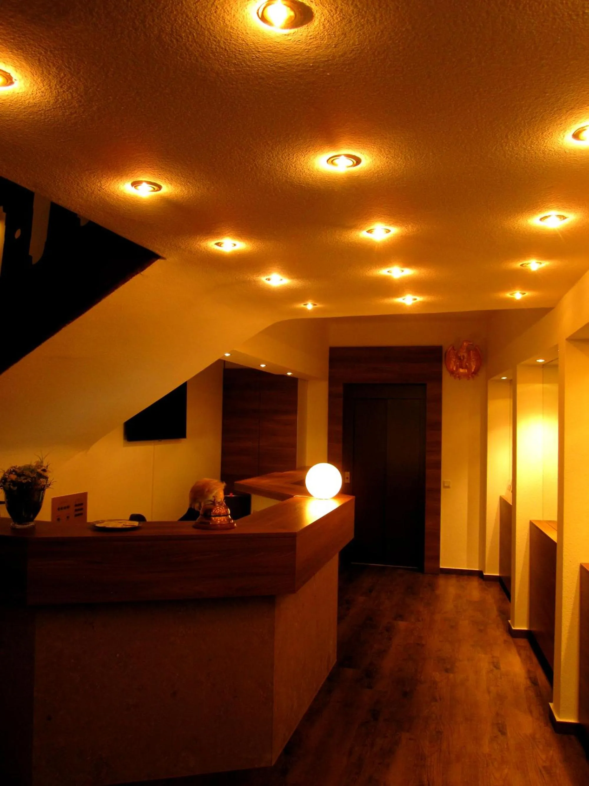 Lobby or reception in Hotel Adler