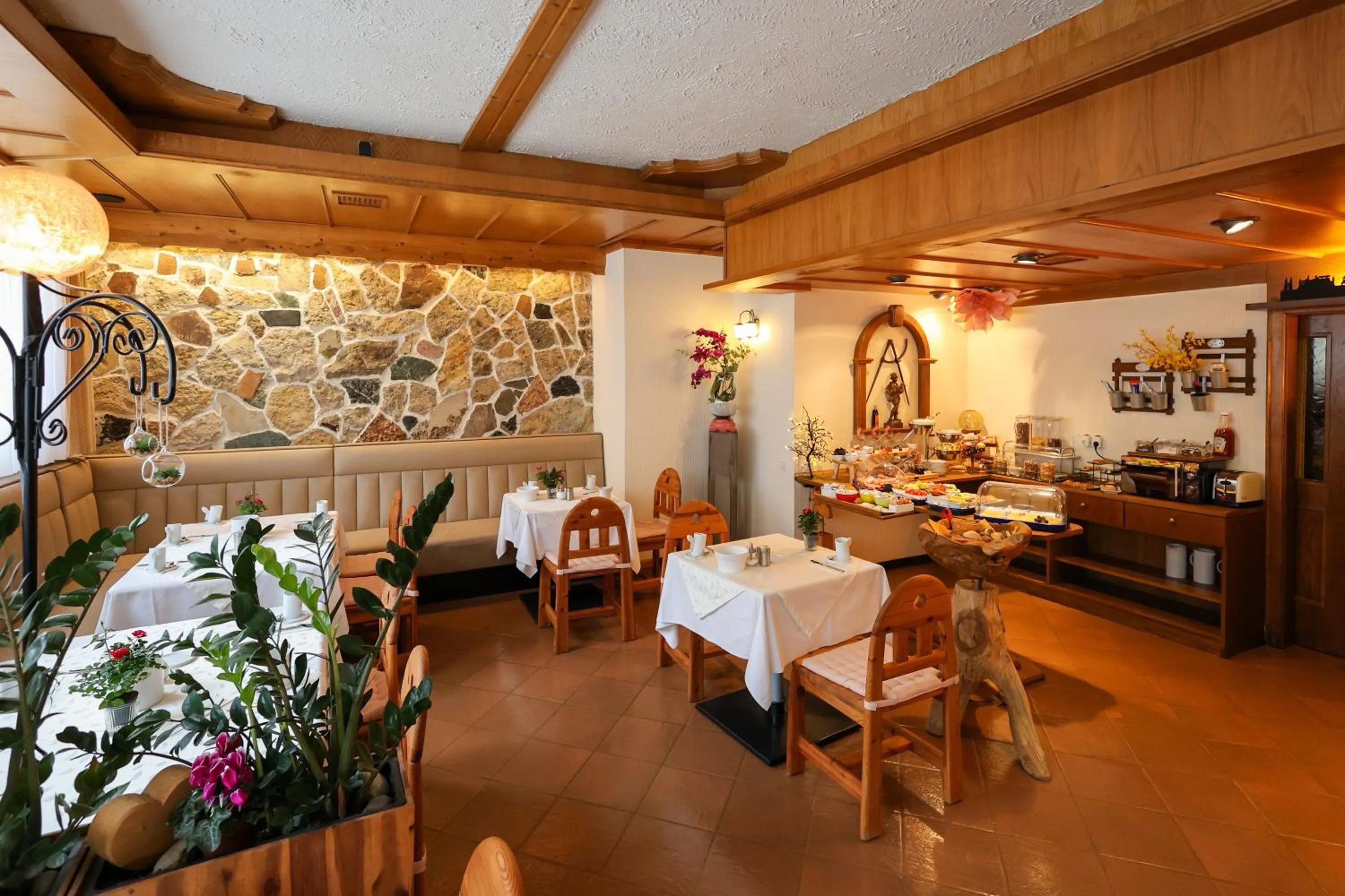 Seating area in Franconia City Hotel