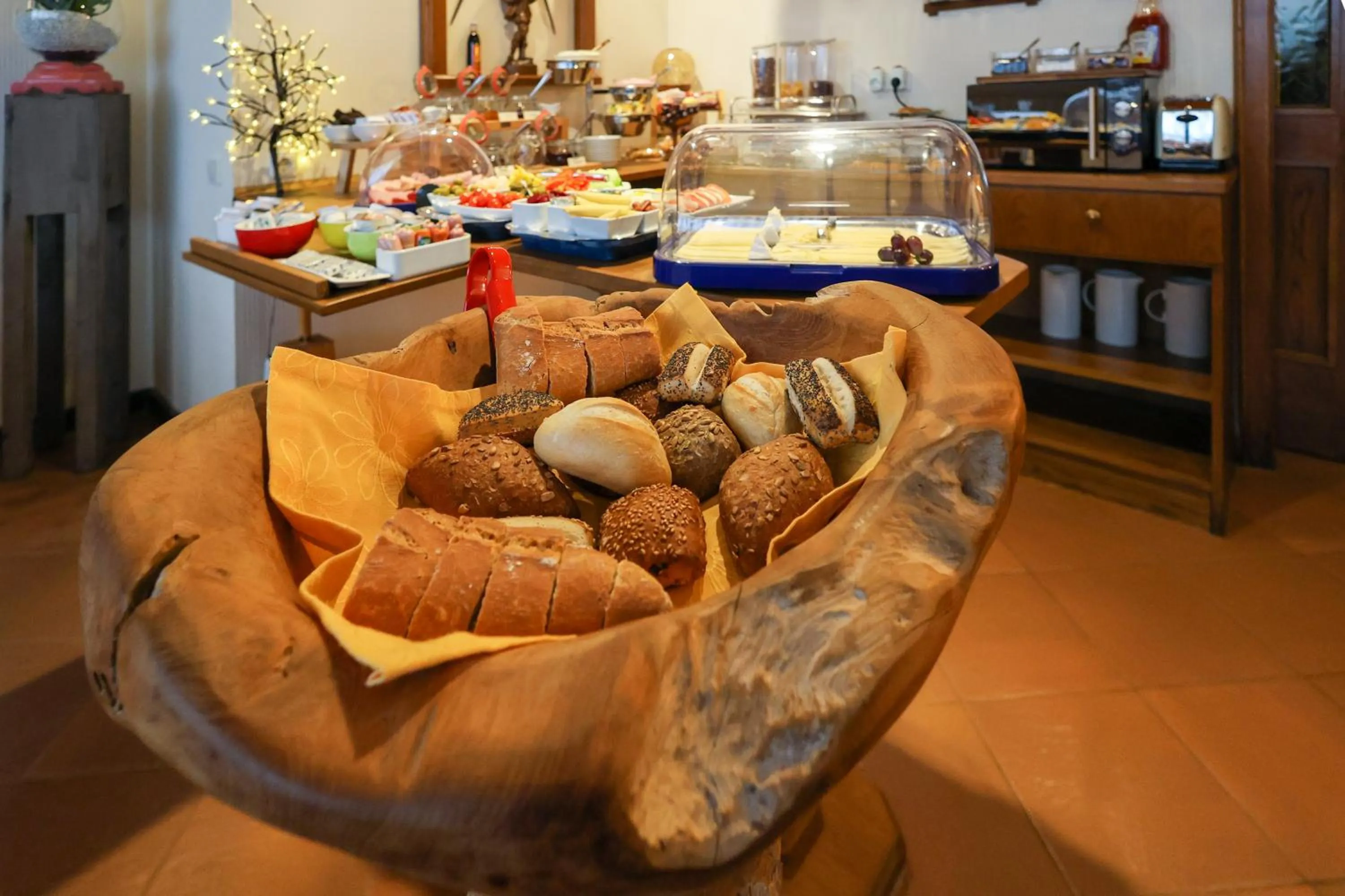 Buffet breakfast in Franconia City Hotel