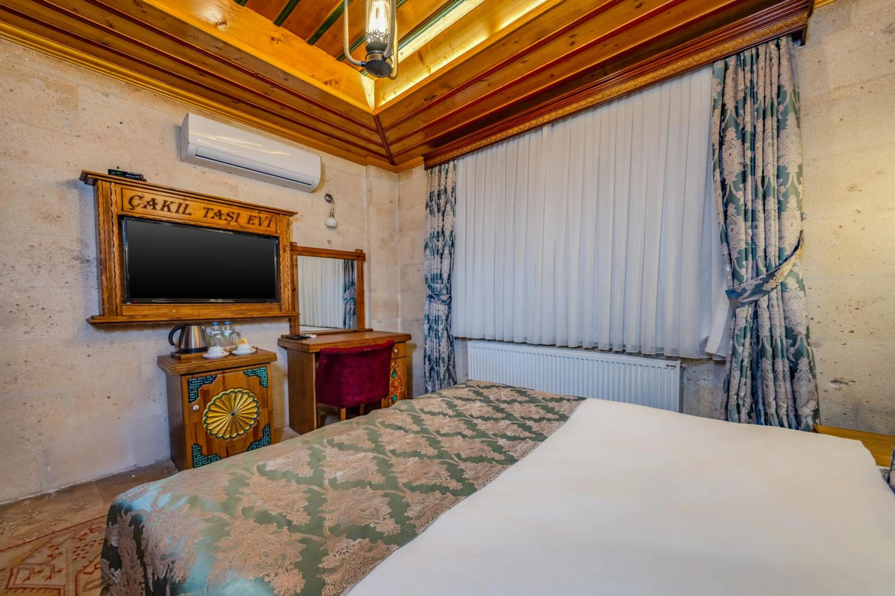 Bed in Çakıltaşı Evi Otel Spa