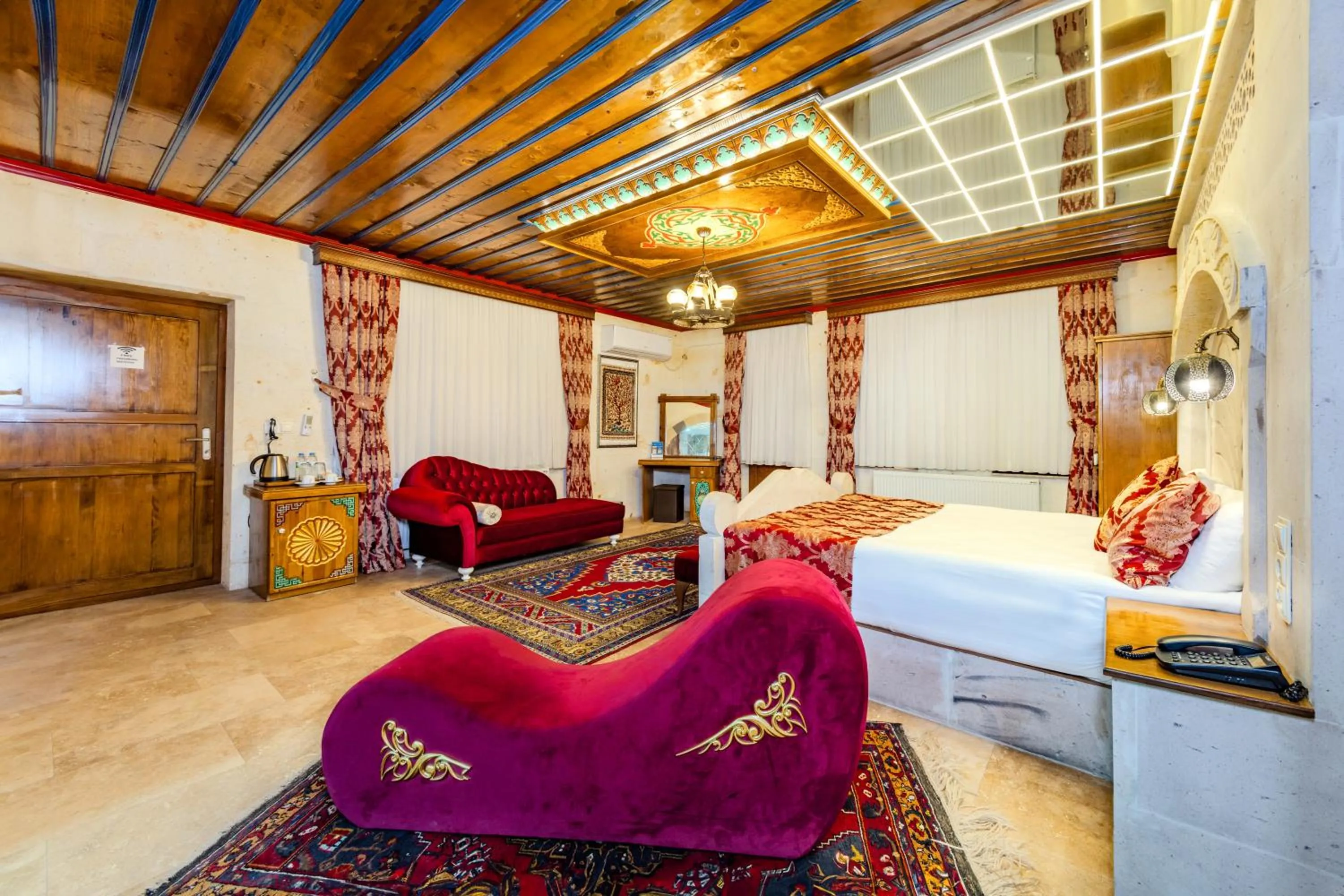 Bed in Çakıltaşı Evi Otel Spa