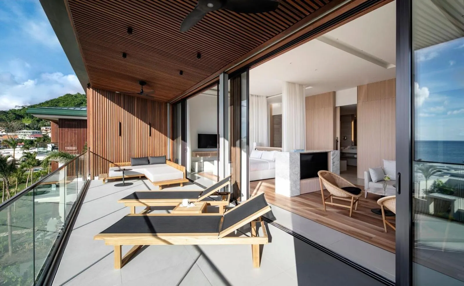 Patio in Silversands Resort Grenada at Grand Anse