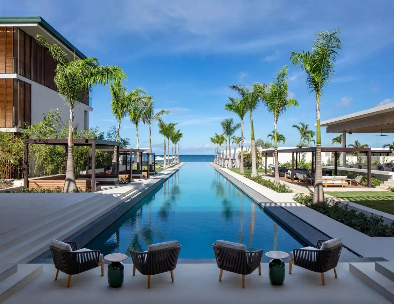 Pool view in Silversands Resort Grenada at Grand Anse Pool view in Silversands Resort Grenada at Grand Anse