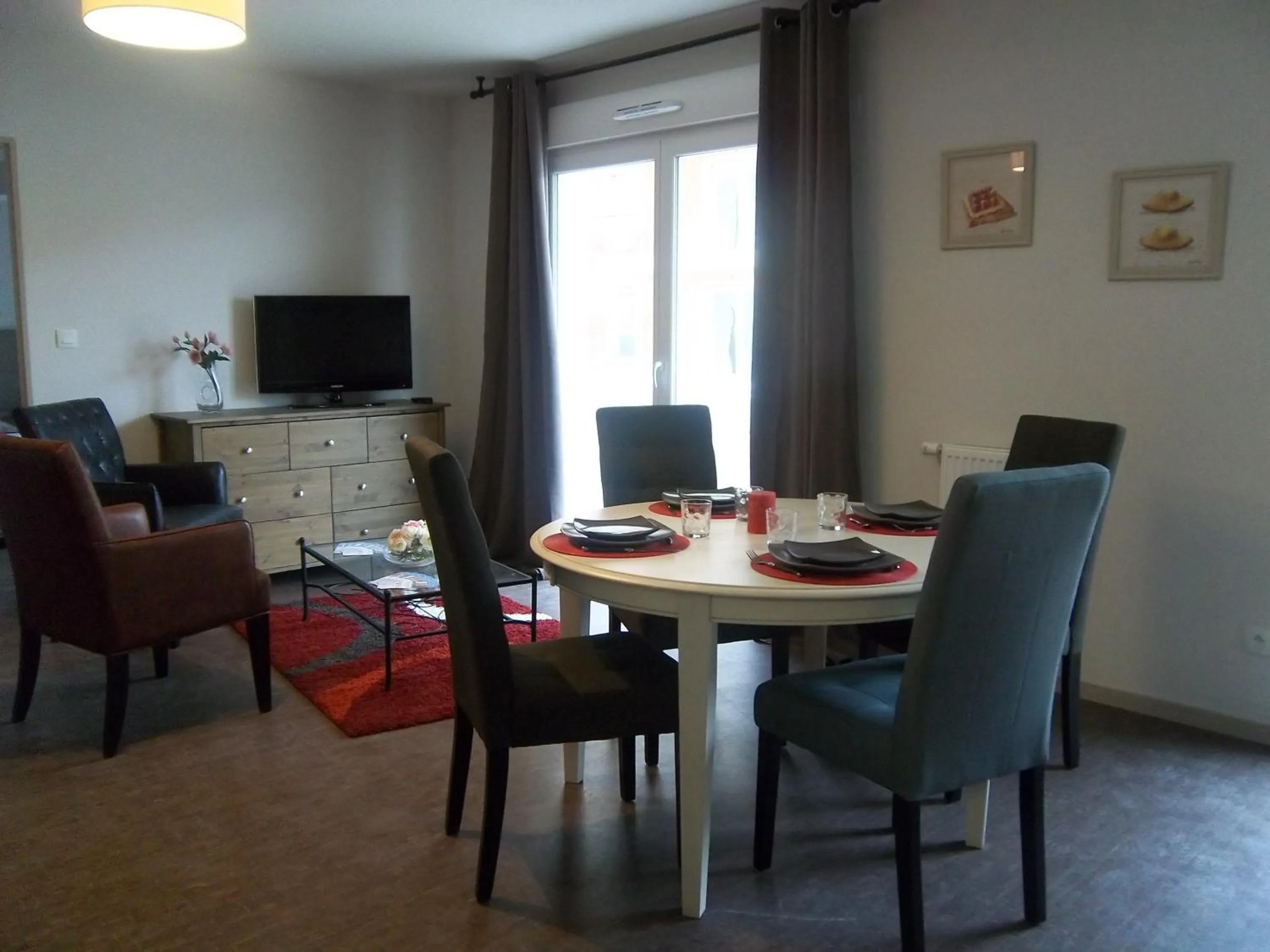 Living room in La Résidence Therm’Appart