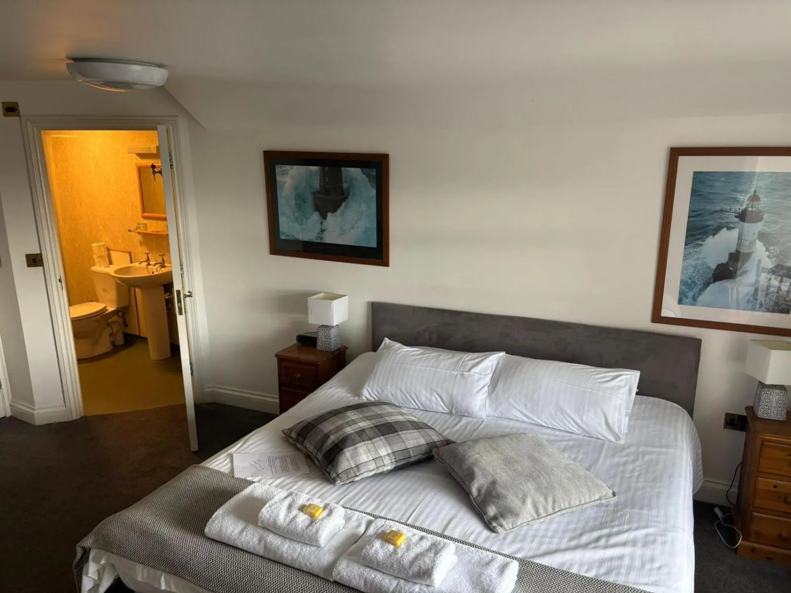 Bed in The Swordfish Inn