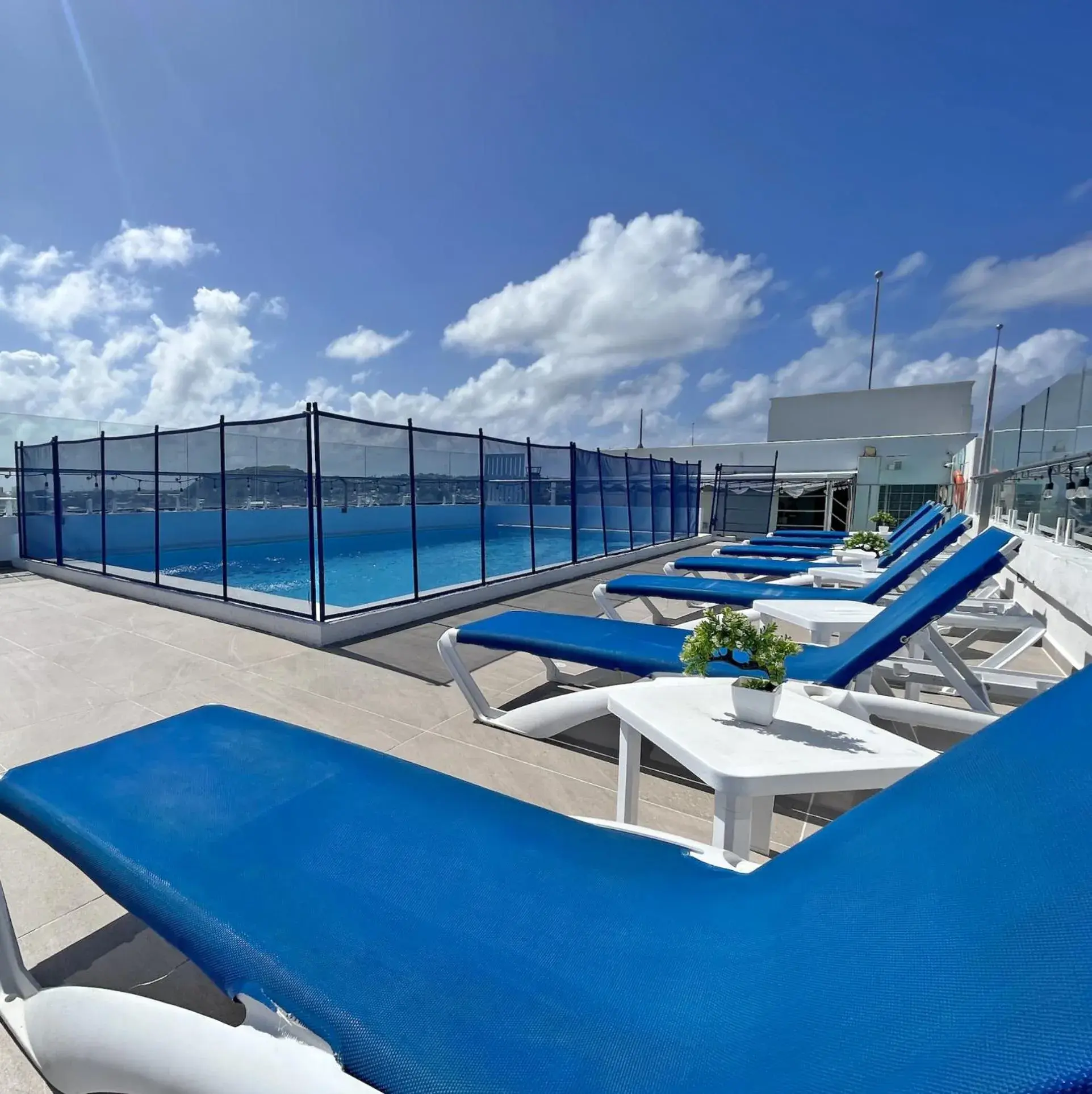 Pool view in Azure Lofts & Pool Pool view in Azure Lofts & Pool