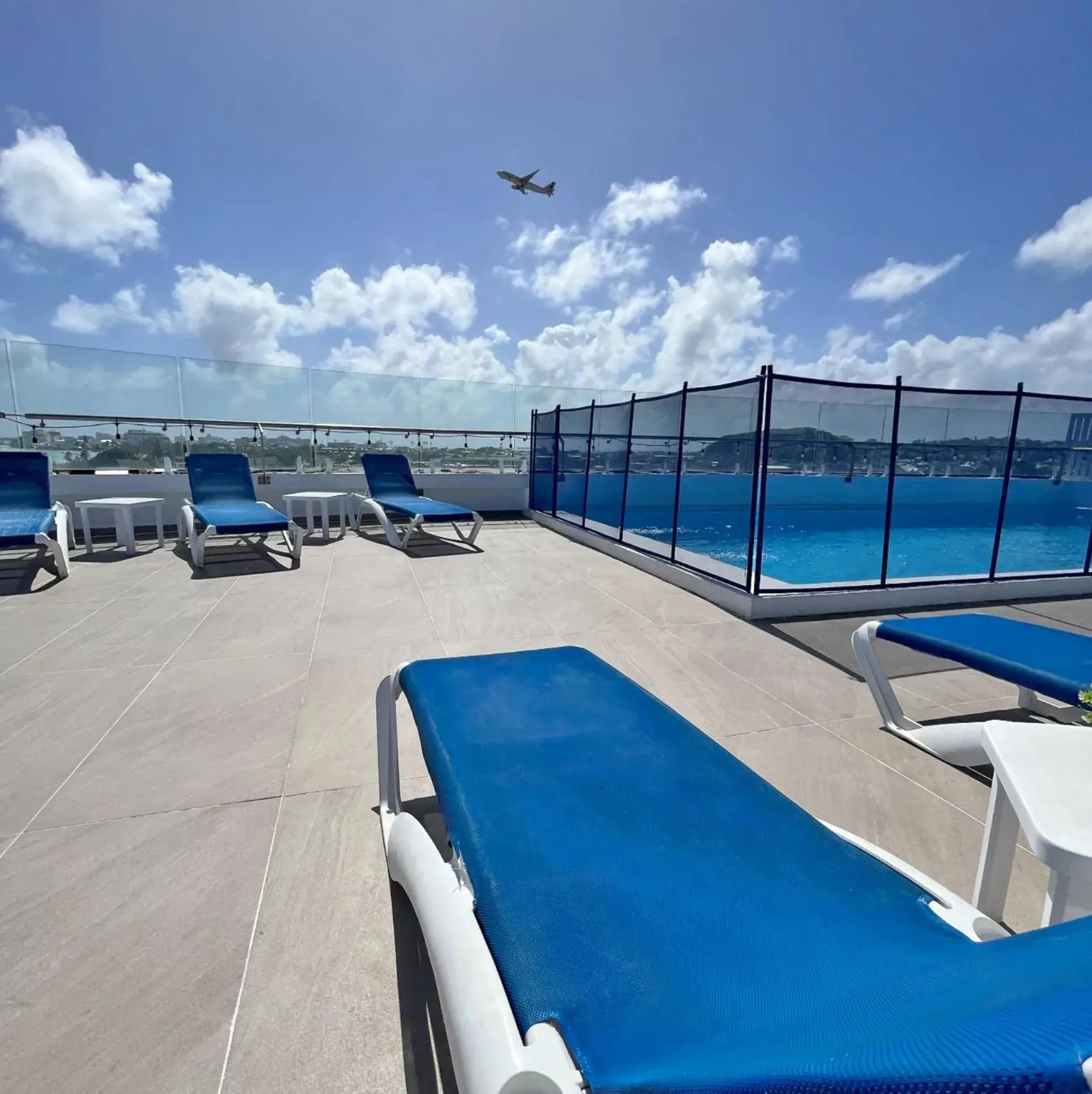 Pool view in Azure Lofts & Pool Pool view in Azure Lofts & Pool