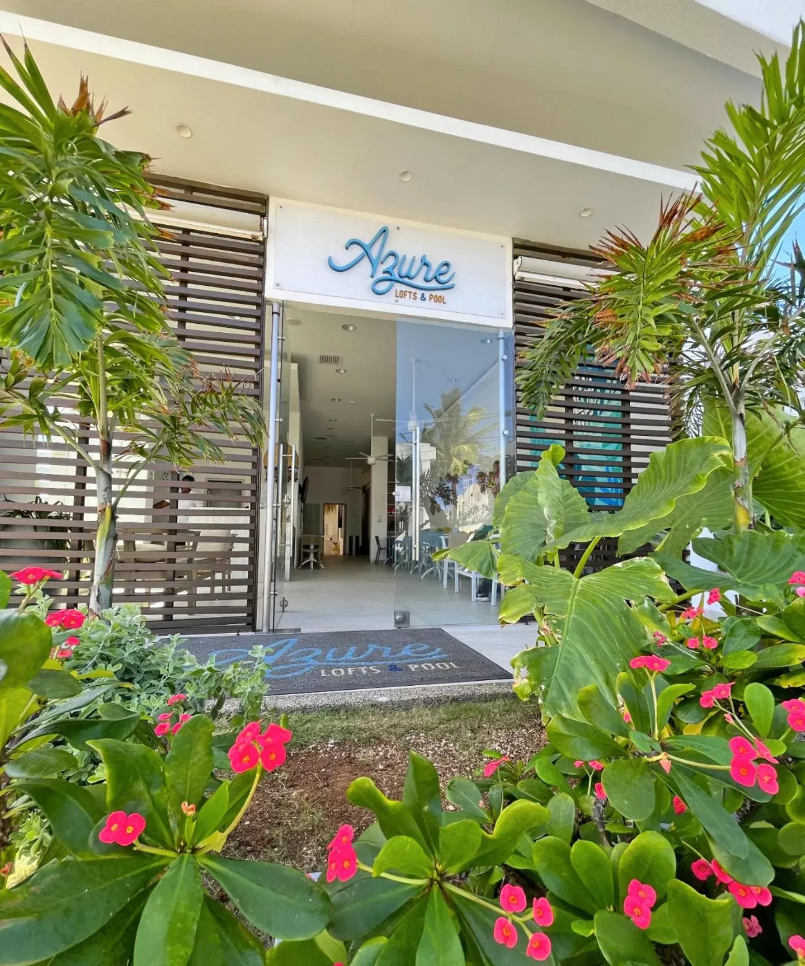 Facade/entrance in Azure Lofts & Pool Facade/entrance in Azure Lofts & Pool