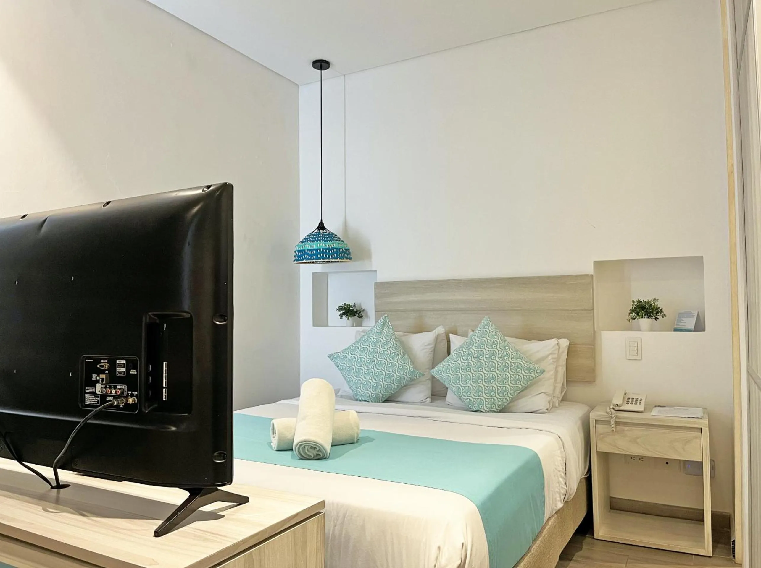 Bed in Azure Lofts & Pool