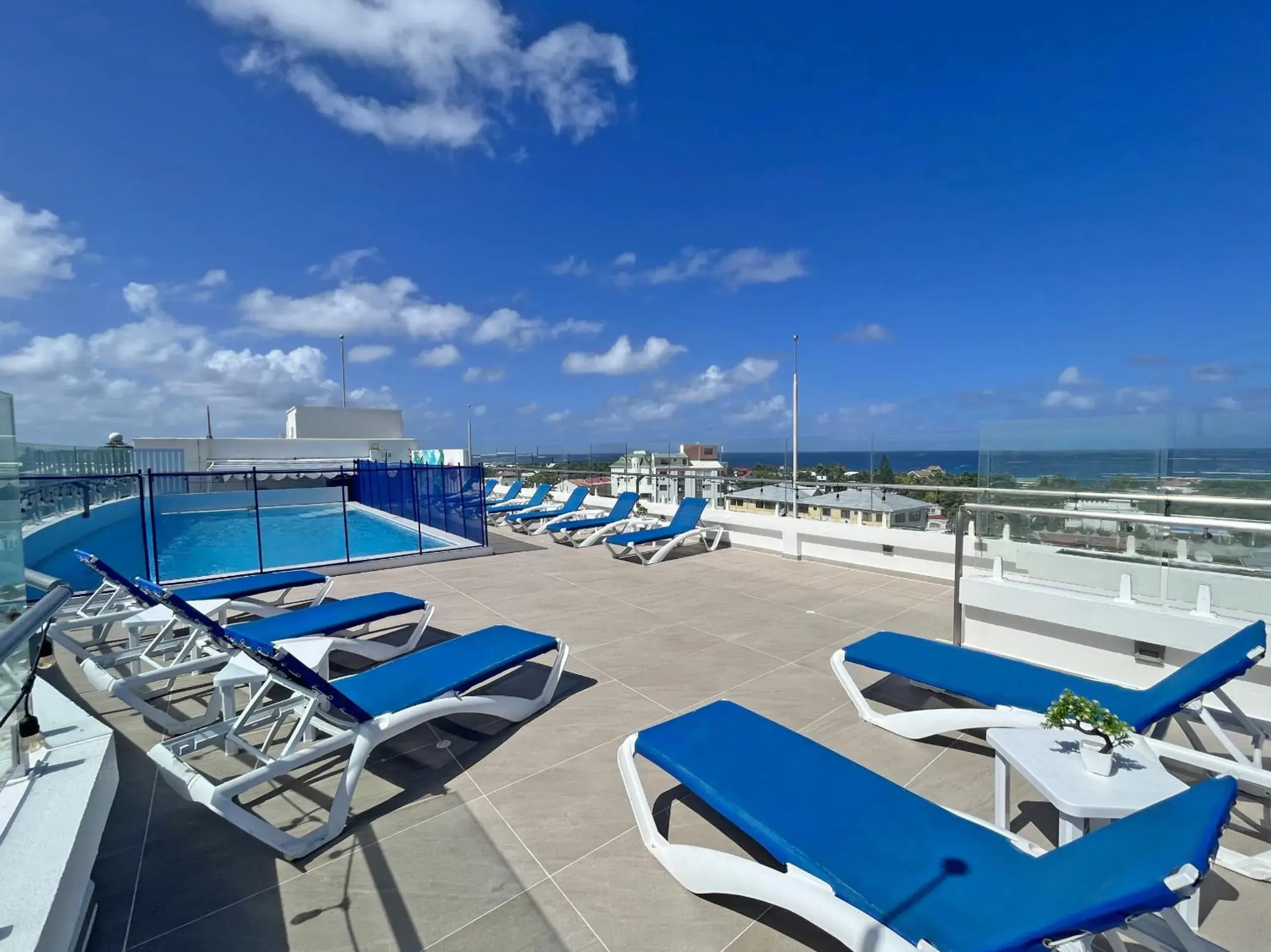 Pool view in Azure Lofts & Pool Pool view in Azure Lofts & Pool