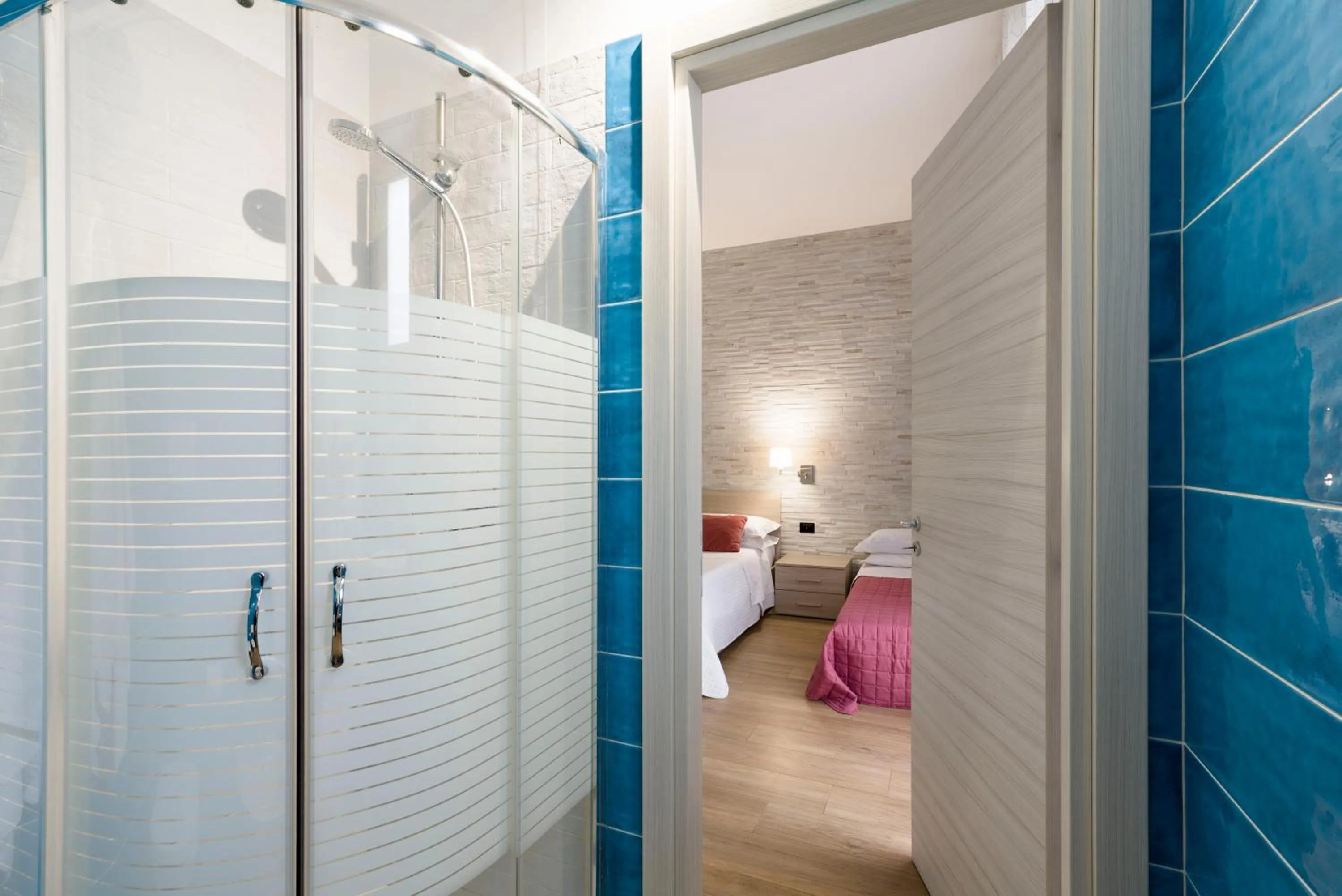 Shower, Bed in Il Tempio di Athena - Cultura e Relax a Siracusa