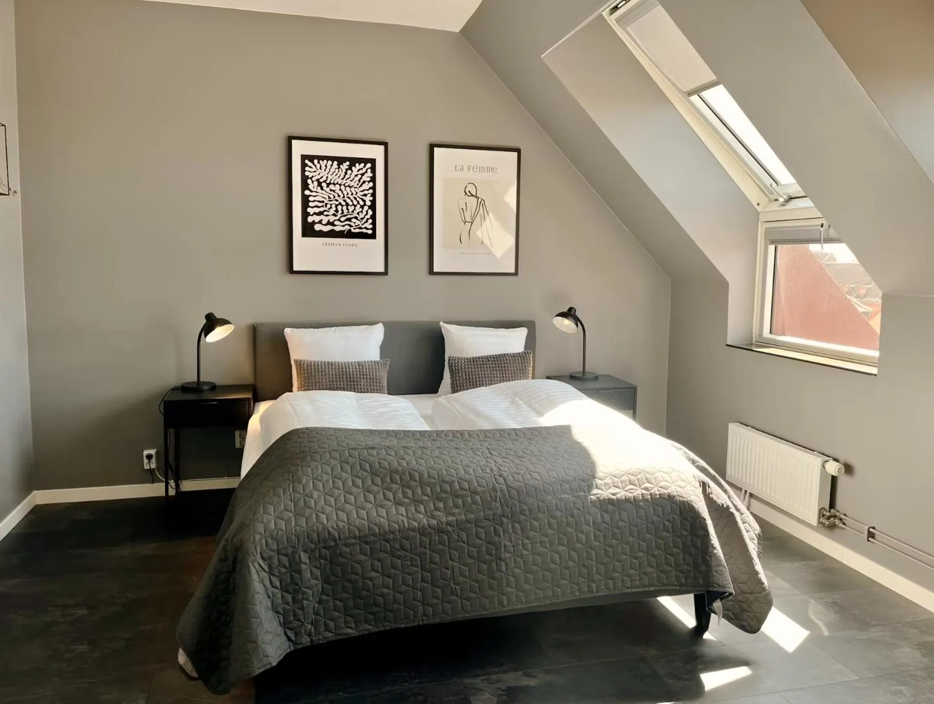 Bed in The Nooq Lund - Hotel & Studios
