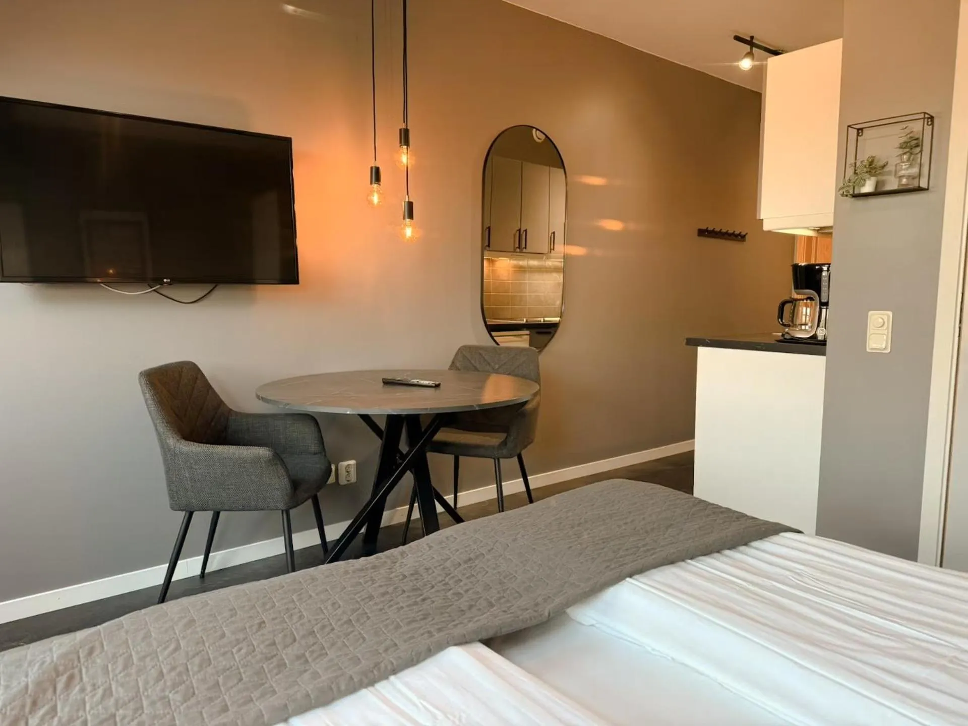 Bed in The Nooq Lund - Hotel & Studios
