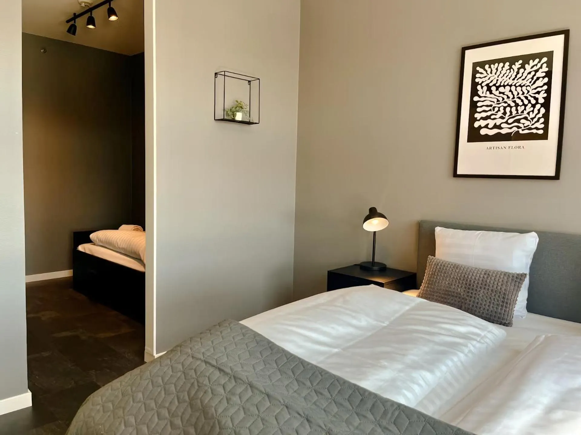 Bed in The Nooq Lund - Hotel & Studios