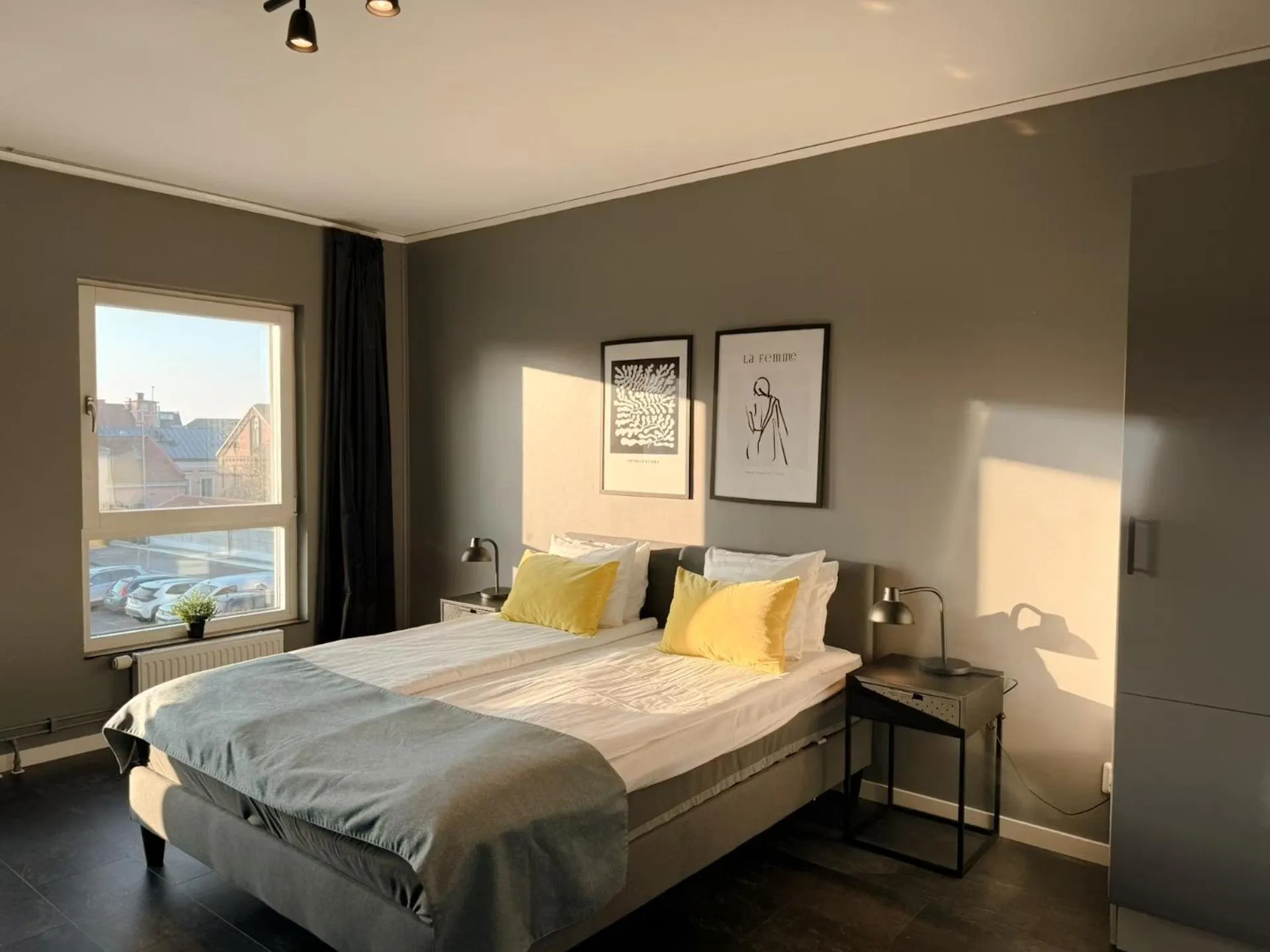 Bed in The Nooq Lund - Hotel & Studios