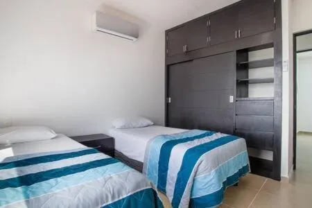 Bed in DEPARTAMENTO DE LUJO 3 RECAMARAS EN EXCLENTE UBICACION