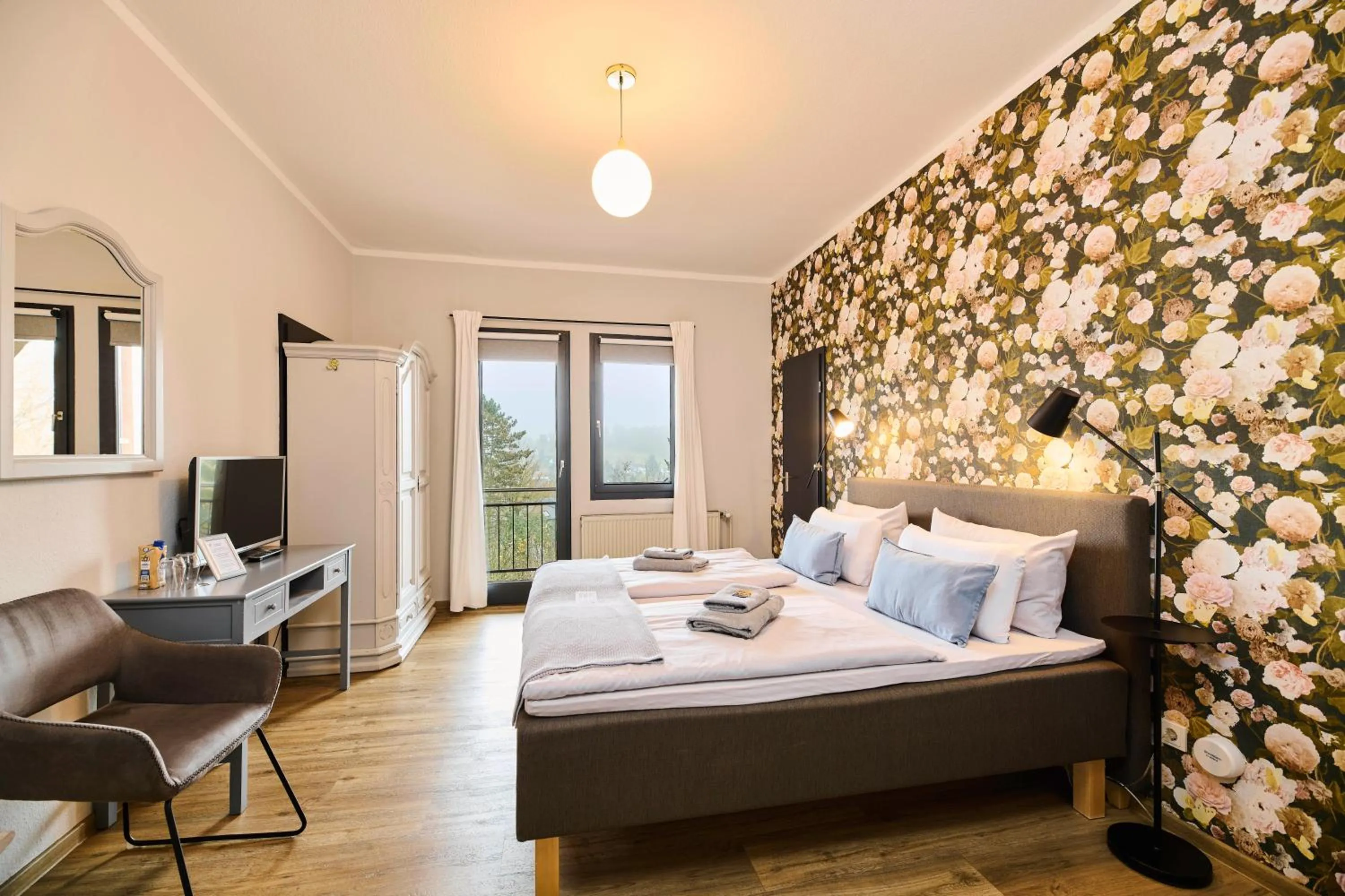 Bed in Schlosshotel Braunfels & Himmelreich