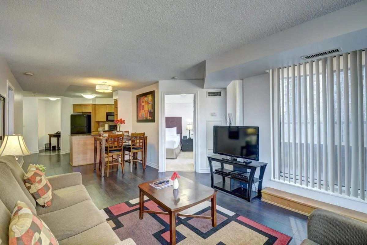 Living room in Bombay Suites Mississauga