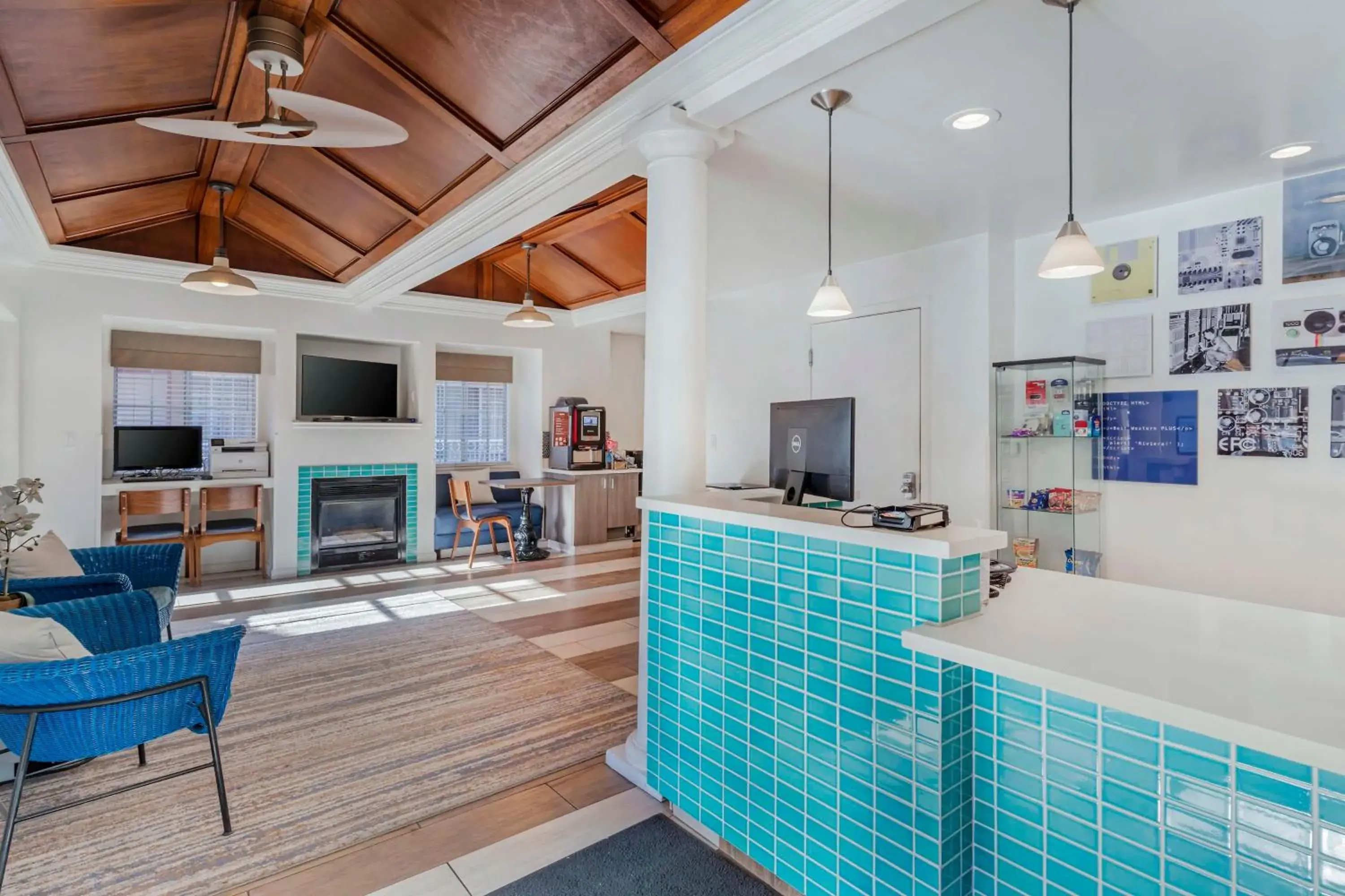 Lobby or reception in Best Western Plus Riviera Lobby or reception in Best Western Plus Riviera