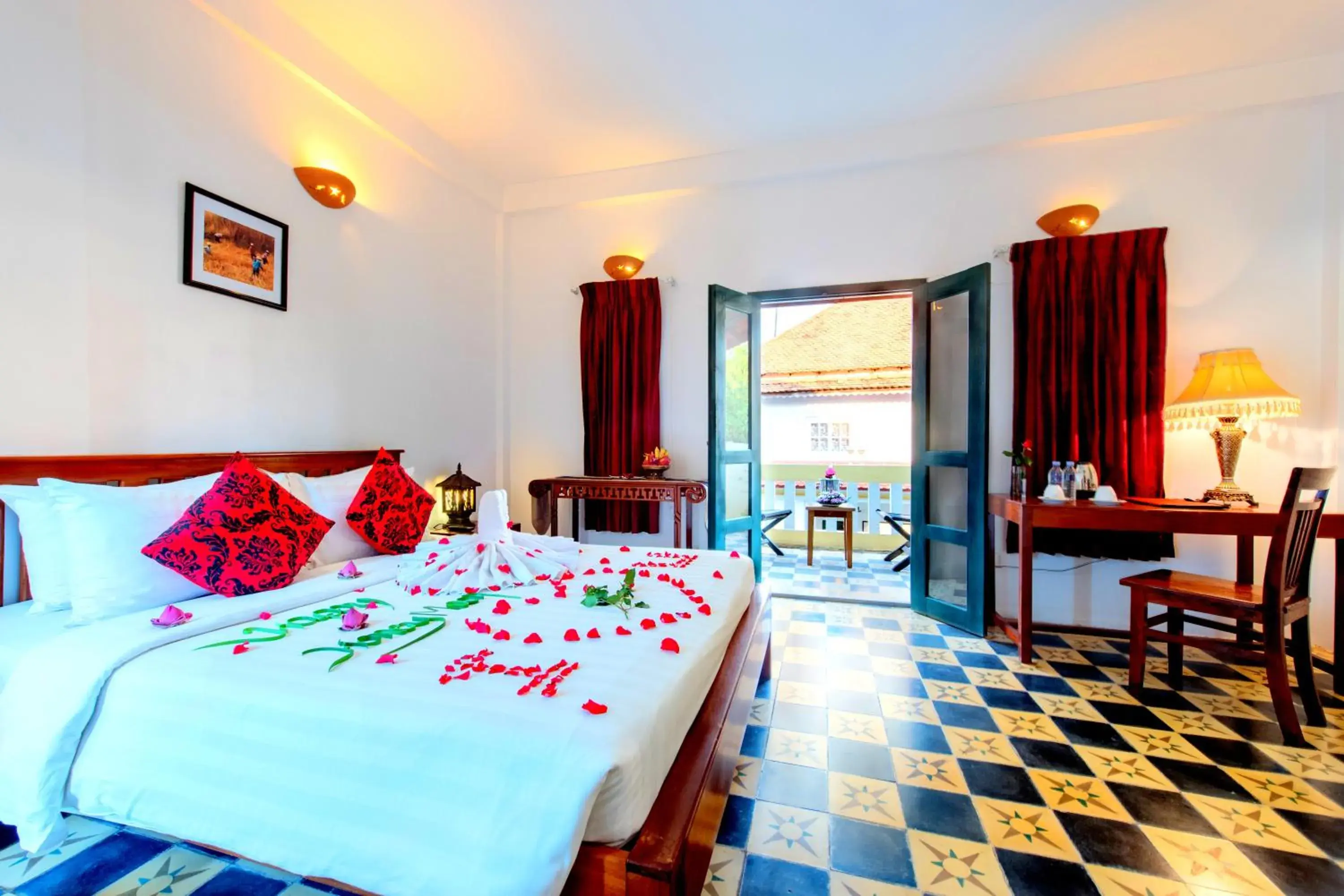 Photo of the whole room, Bed in Residence Wat Damnak Photo of the whole room, Bed in Residence Wat Damnak