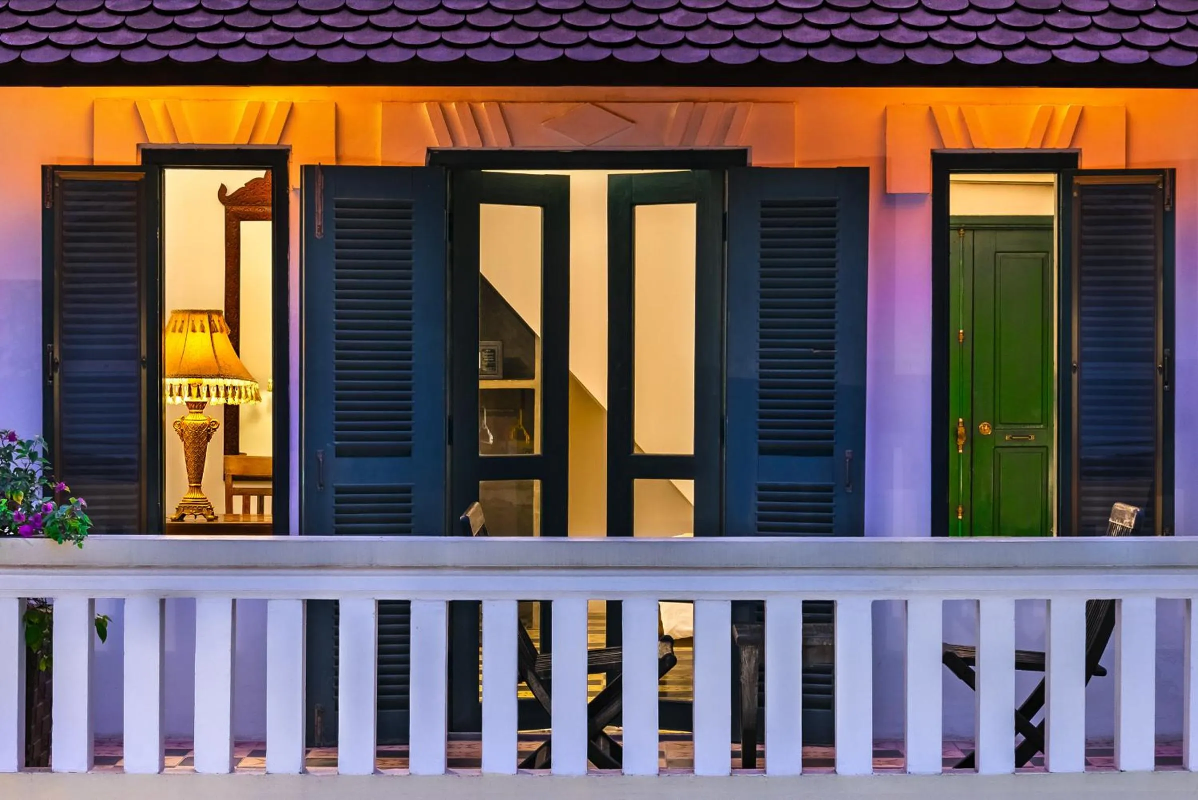 Balcony/Terrace in Residence Wat Damnak