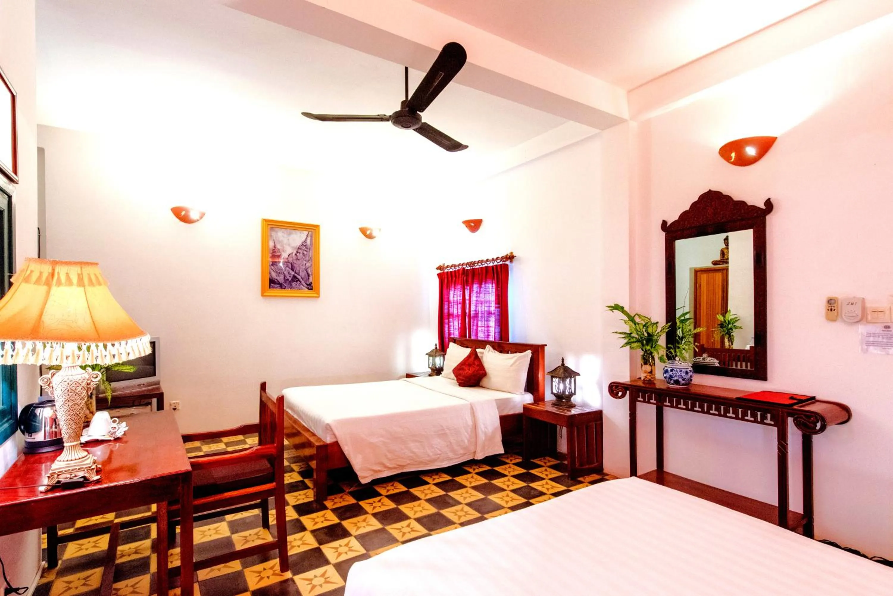 View (from property/room), Bed in Residence Wat Damnak